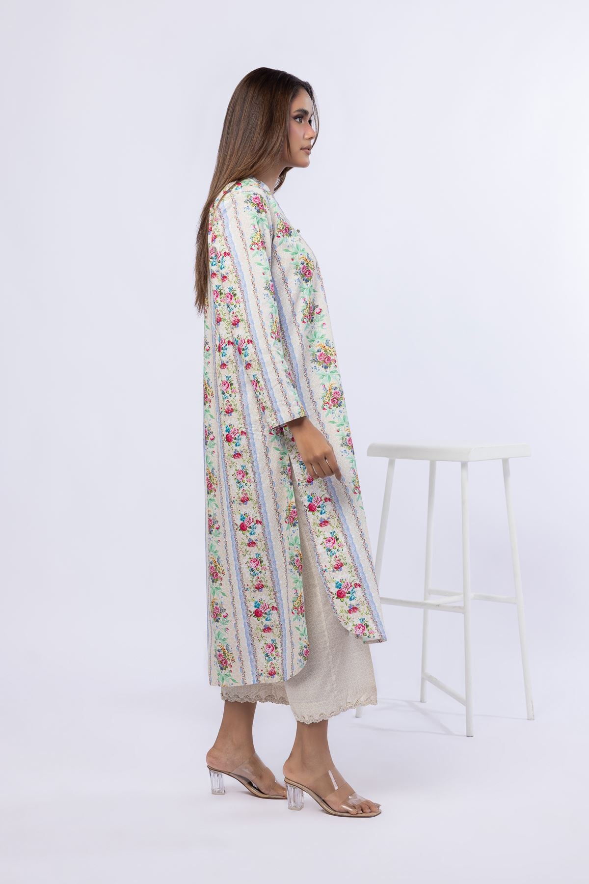 Printed Cotton Dobby Kurta - 25-07-7E9-02TA-VG