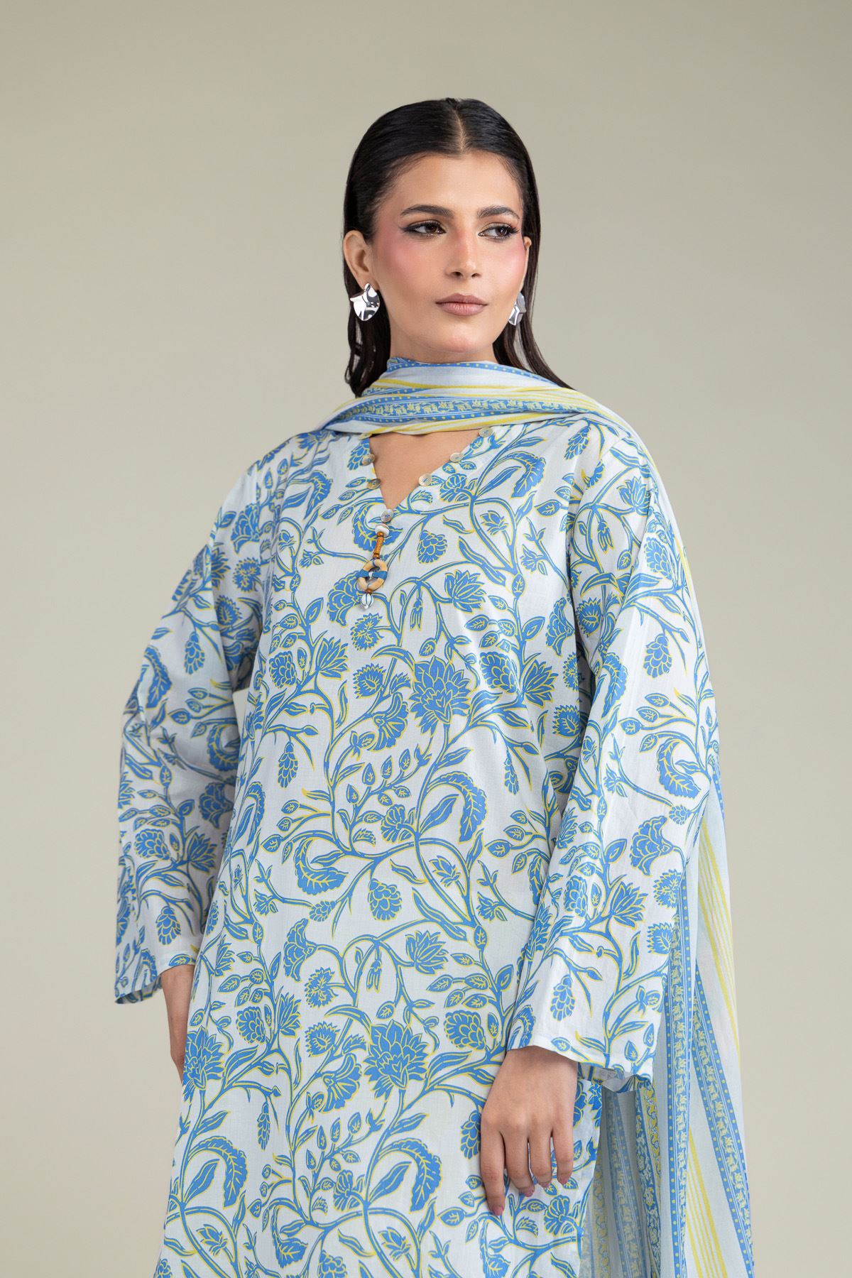 Printed Lawn Lawn Tailored 3-Piece - 1-26-250-B-H1-VG