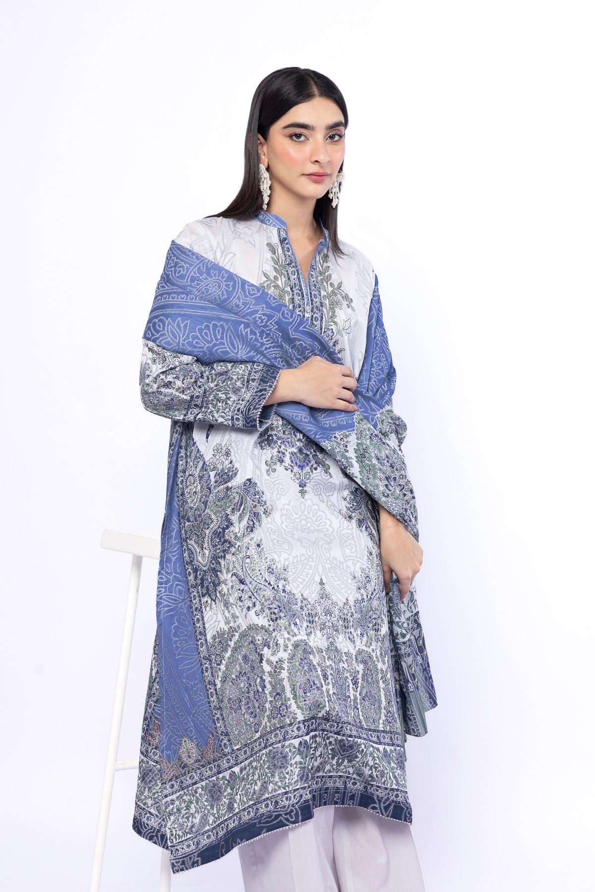 Printed Jacquard Fabrics 3 Piece - A33-26-106FI-VG