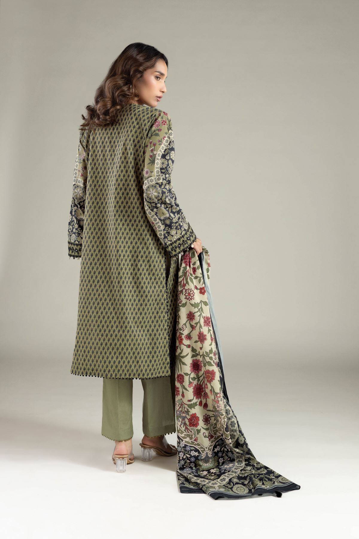 Printed Messuri Fabrics 3 Piece - A33-26-104FB1-VG