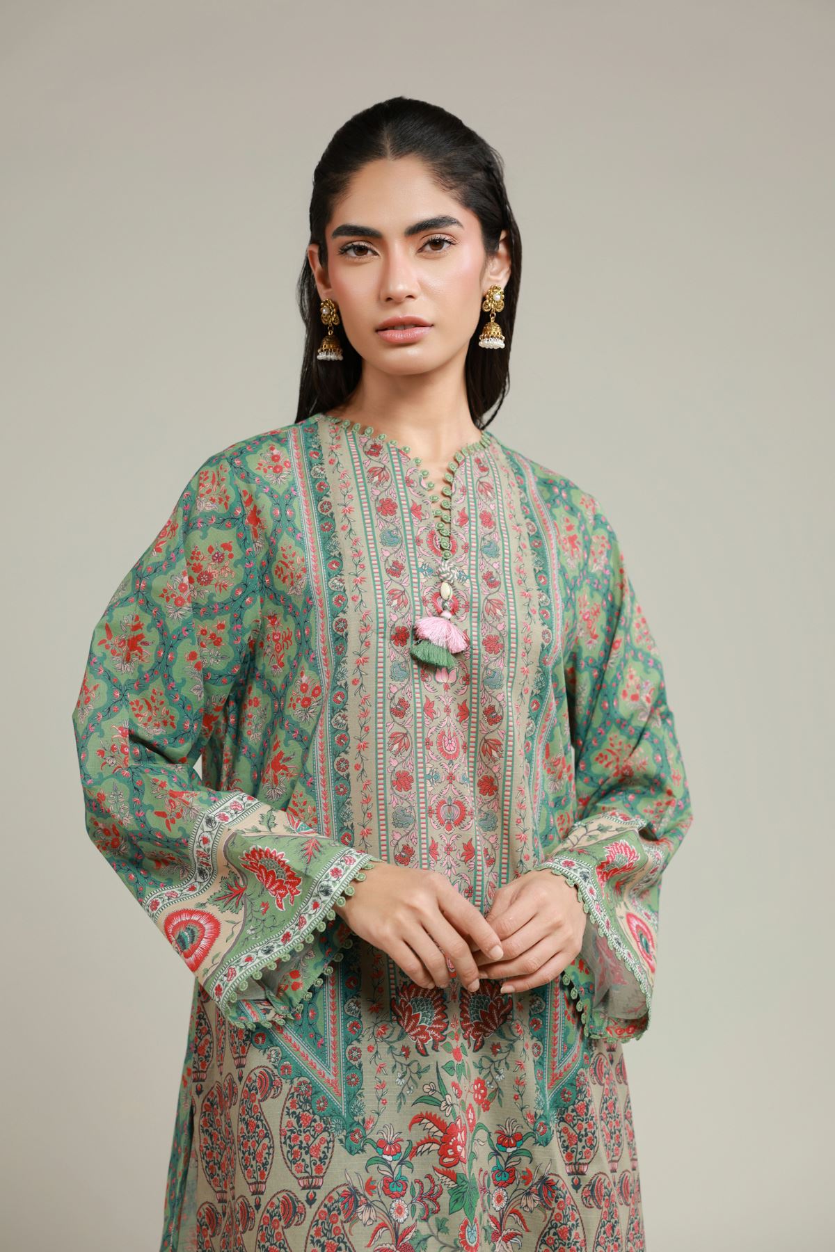 Printed Cambric Fabrics 2 Piece | Top and Bottom - A112-26-102EB2-VG