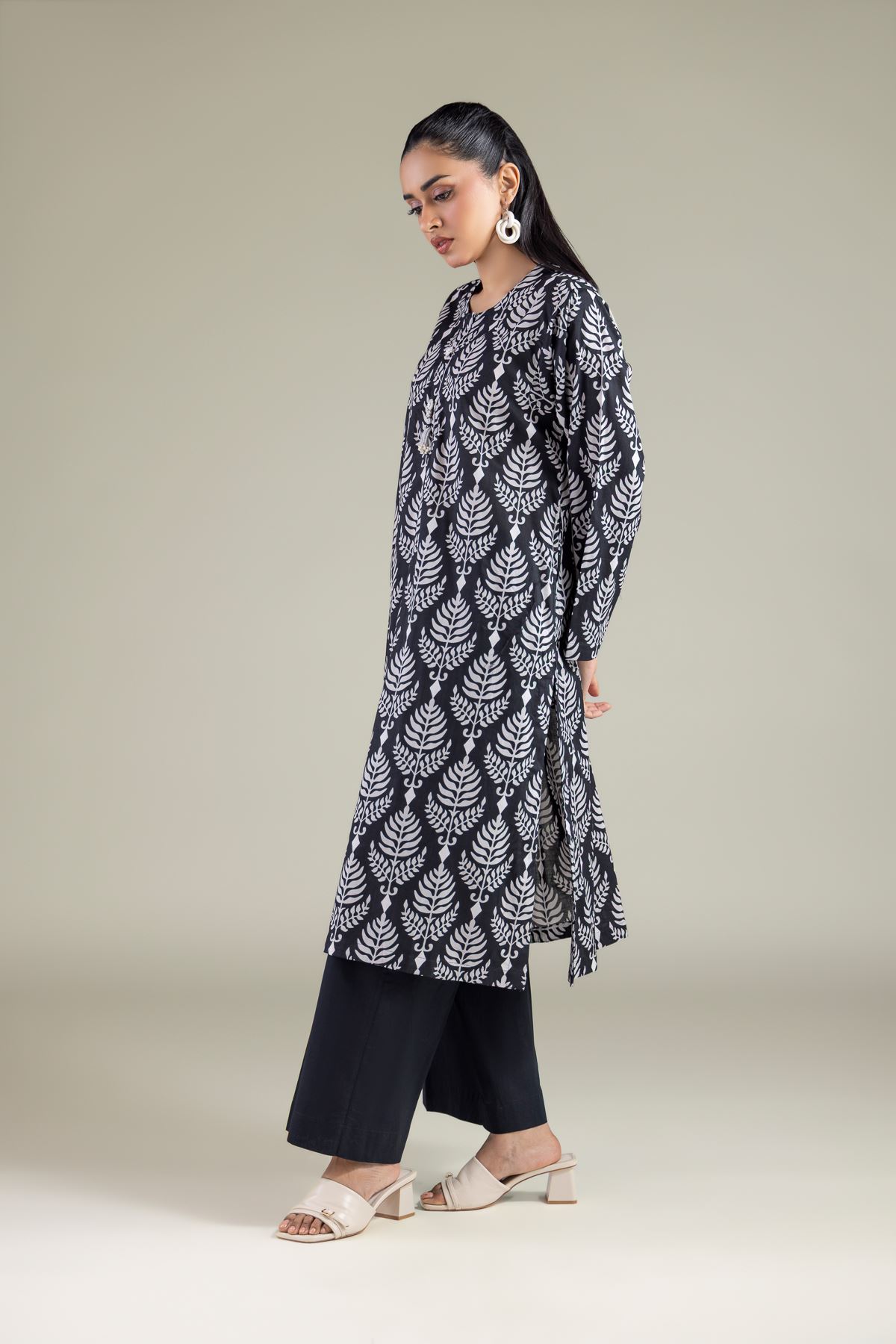 Printed Cambric Printed Cambric Kurta - 25-00-X2-03TA-VG