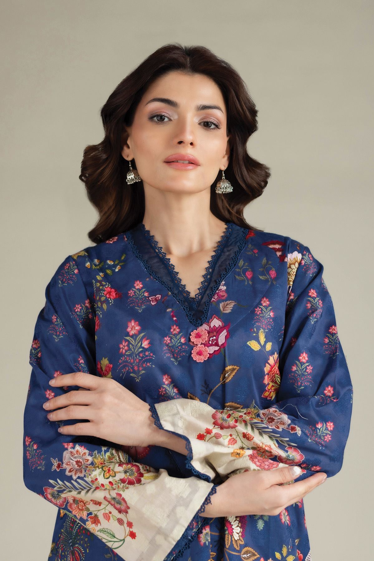 Printed Broshia Fabrics 2 Piece - A33-26-111FF1-VG