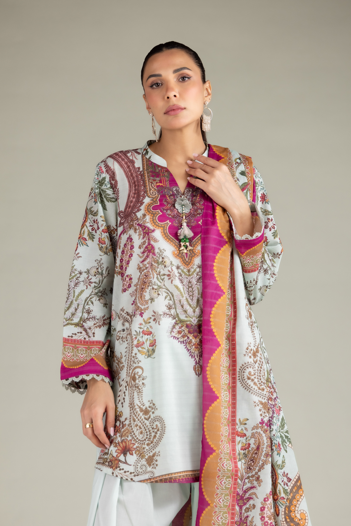 Printed Mesuri Fabrics 3 Piece - 1-26-102-A-F-VG