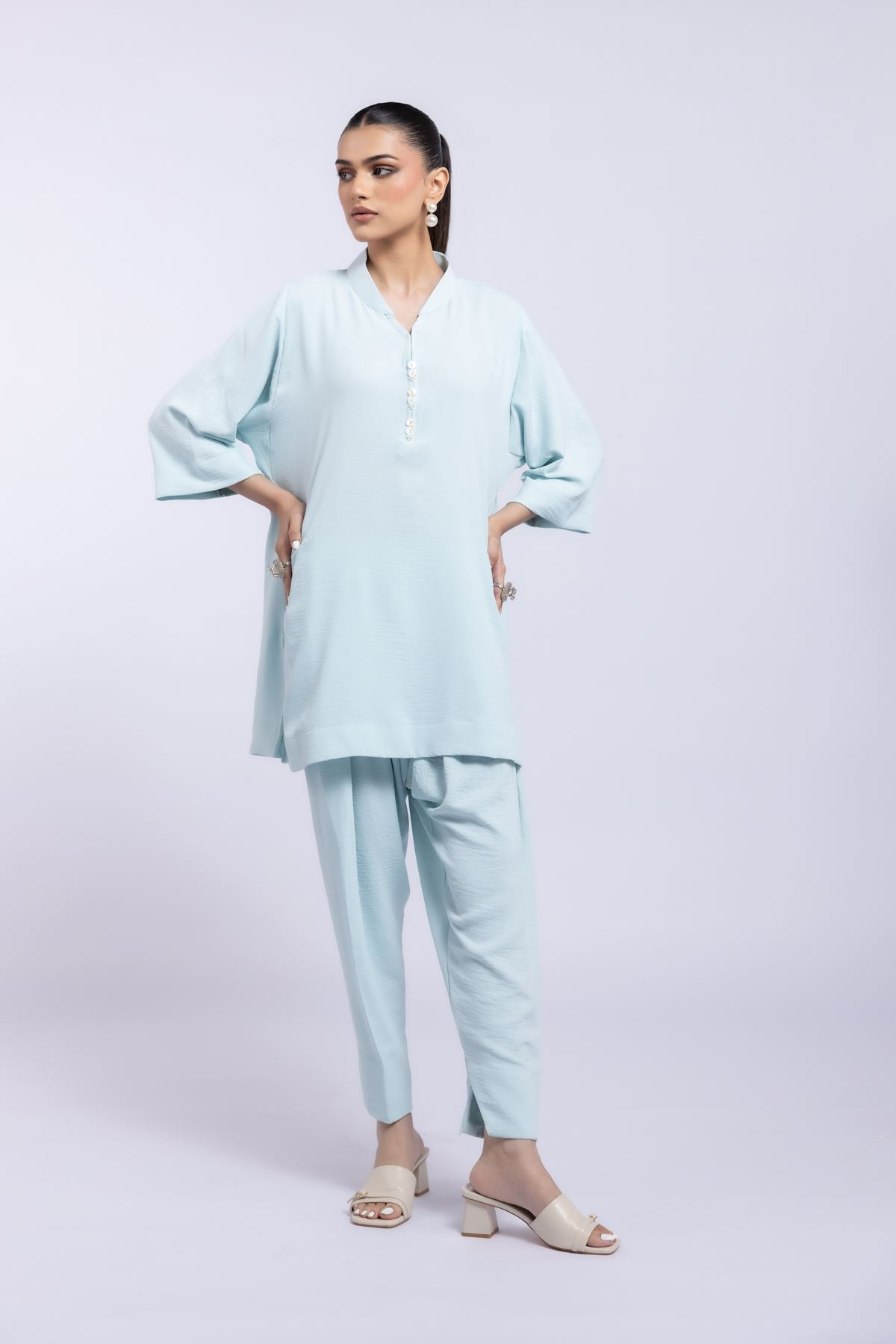 Dyed Pebble Pants - 25-04E43-01TB-VG