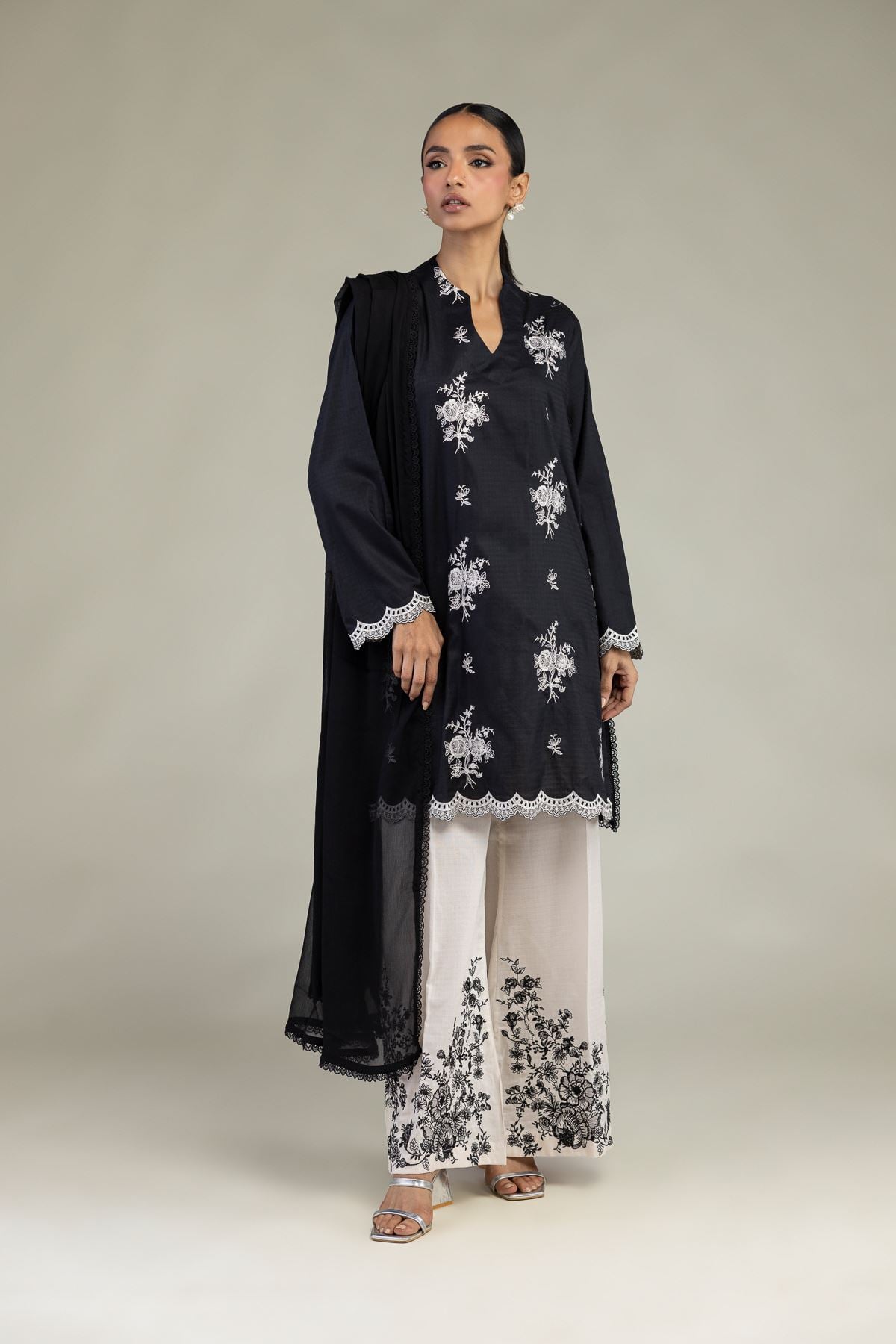 Tailored Floral 3-Piece