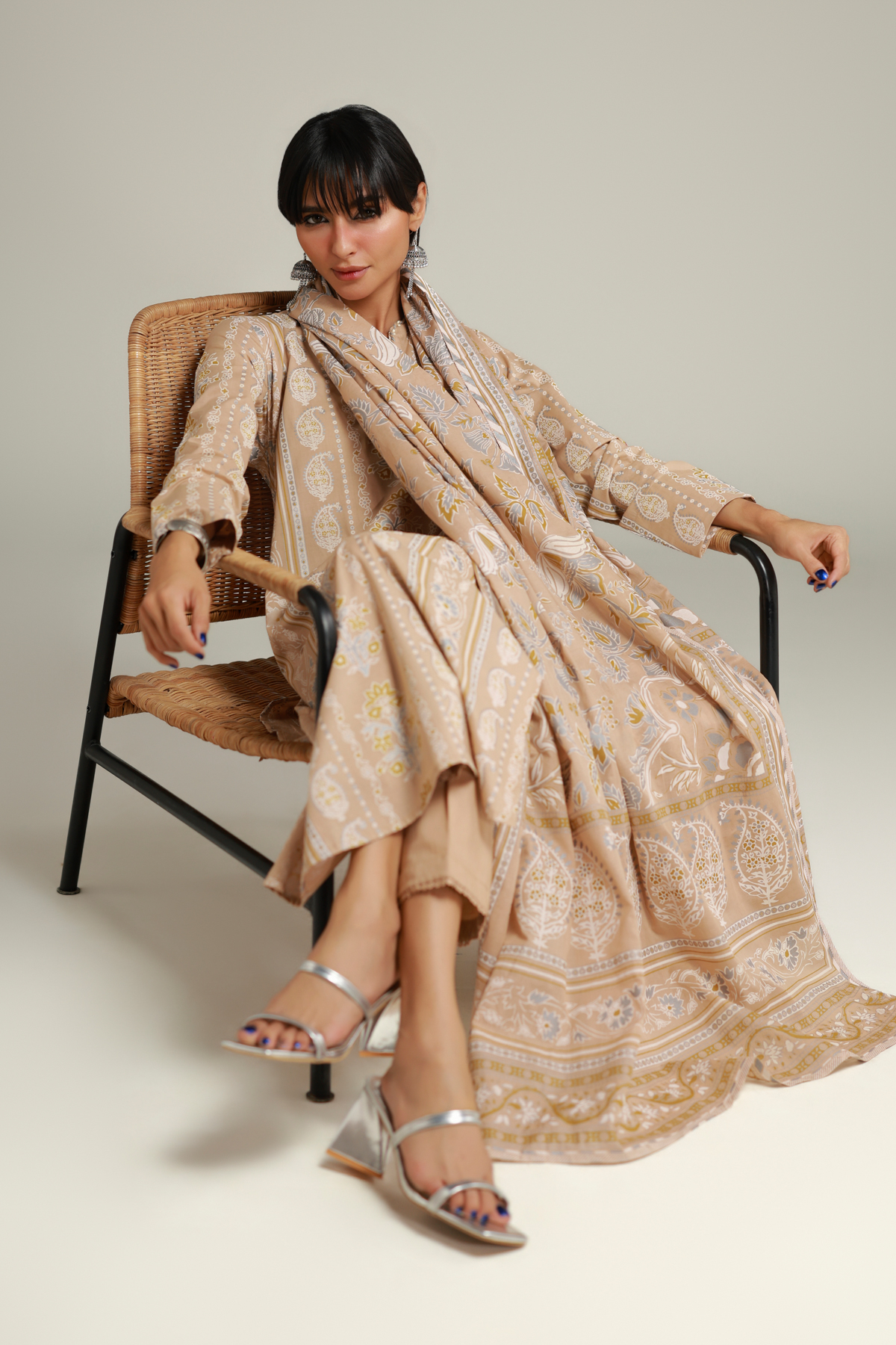 Printed Lawn Printed Lawn Dupatta - 1-26-228-A-I2-VG