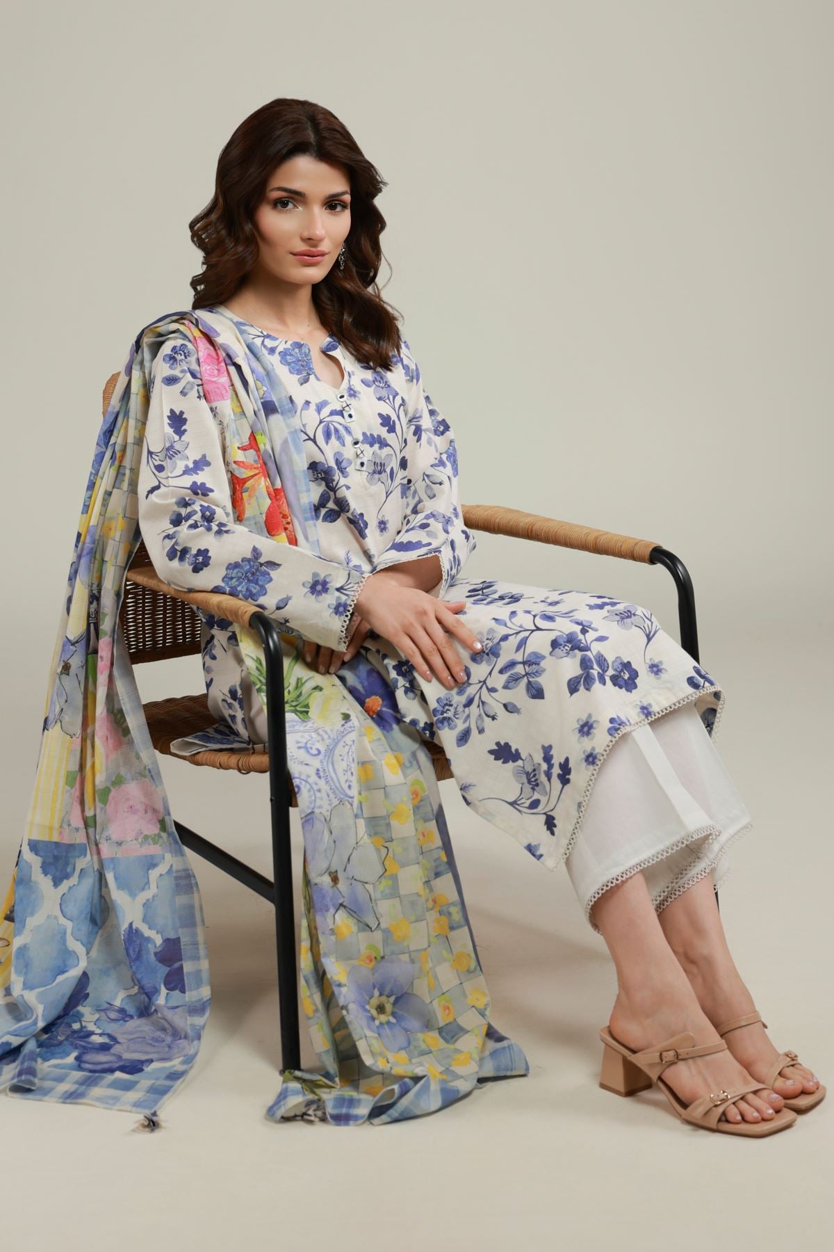 Printed Messuri Fabrics 3 Piece - A22-26-102FA1-VG
