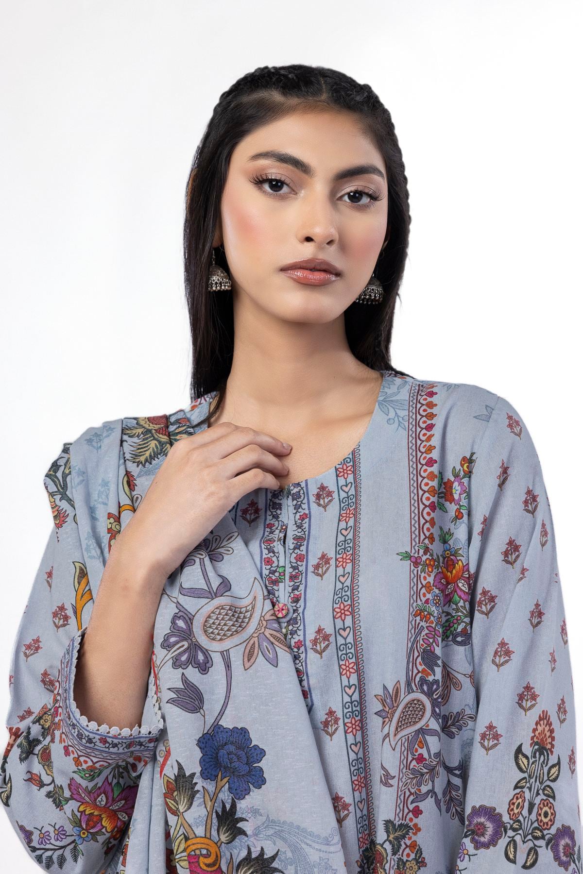 Printed Karandi Tailored 3 Piece - MT15AST-VG