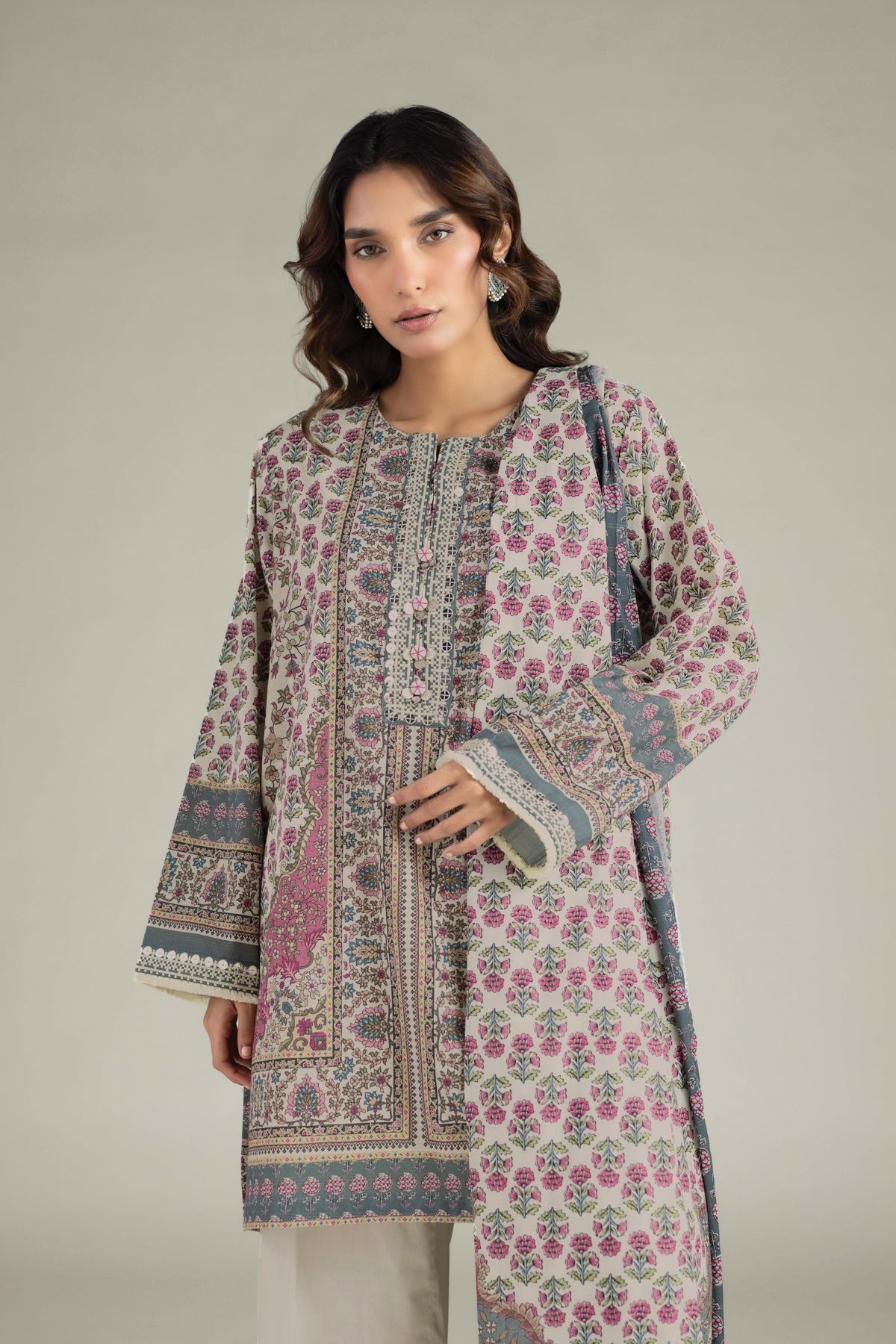 Printed Messuri Fabrics 3 Piece - 1001940116