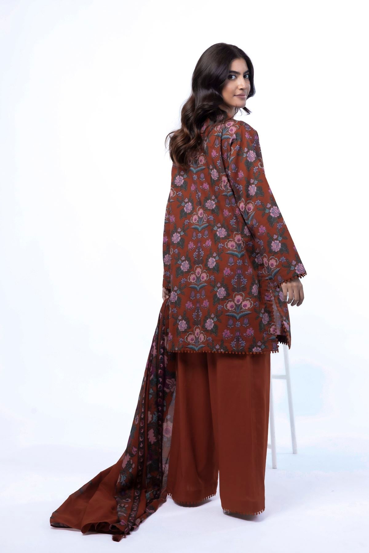 Printed Cotton Fabrics 3 Piece - 1001902031