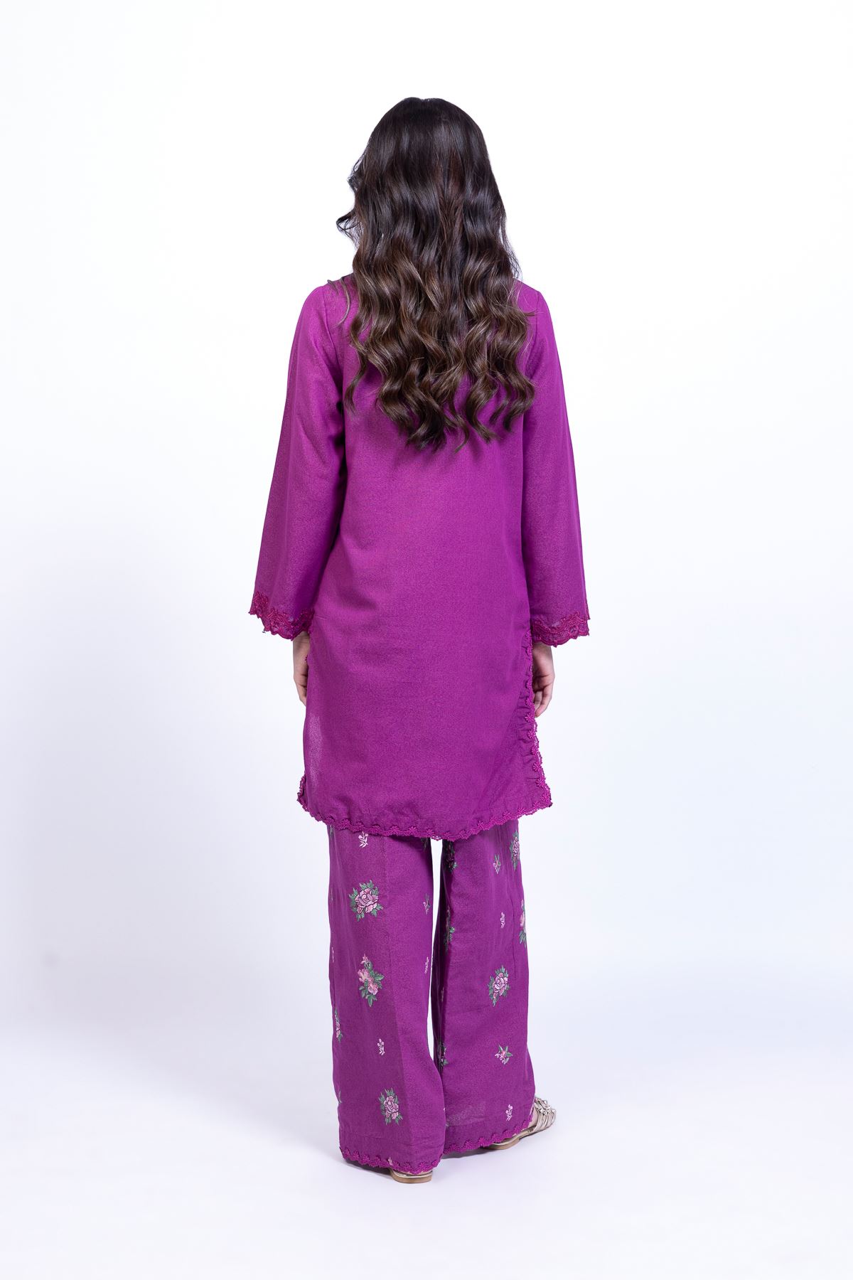 Embroidered Karandi Kurta - 25-09-11E3-07TA-VG