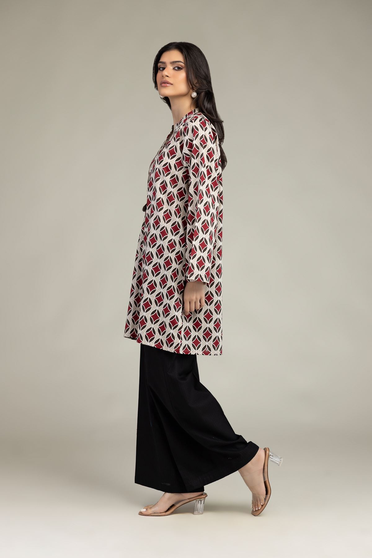 Printed Cambric Cambric Tailored 1-Piece - 1-26-102-A-F-VG