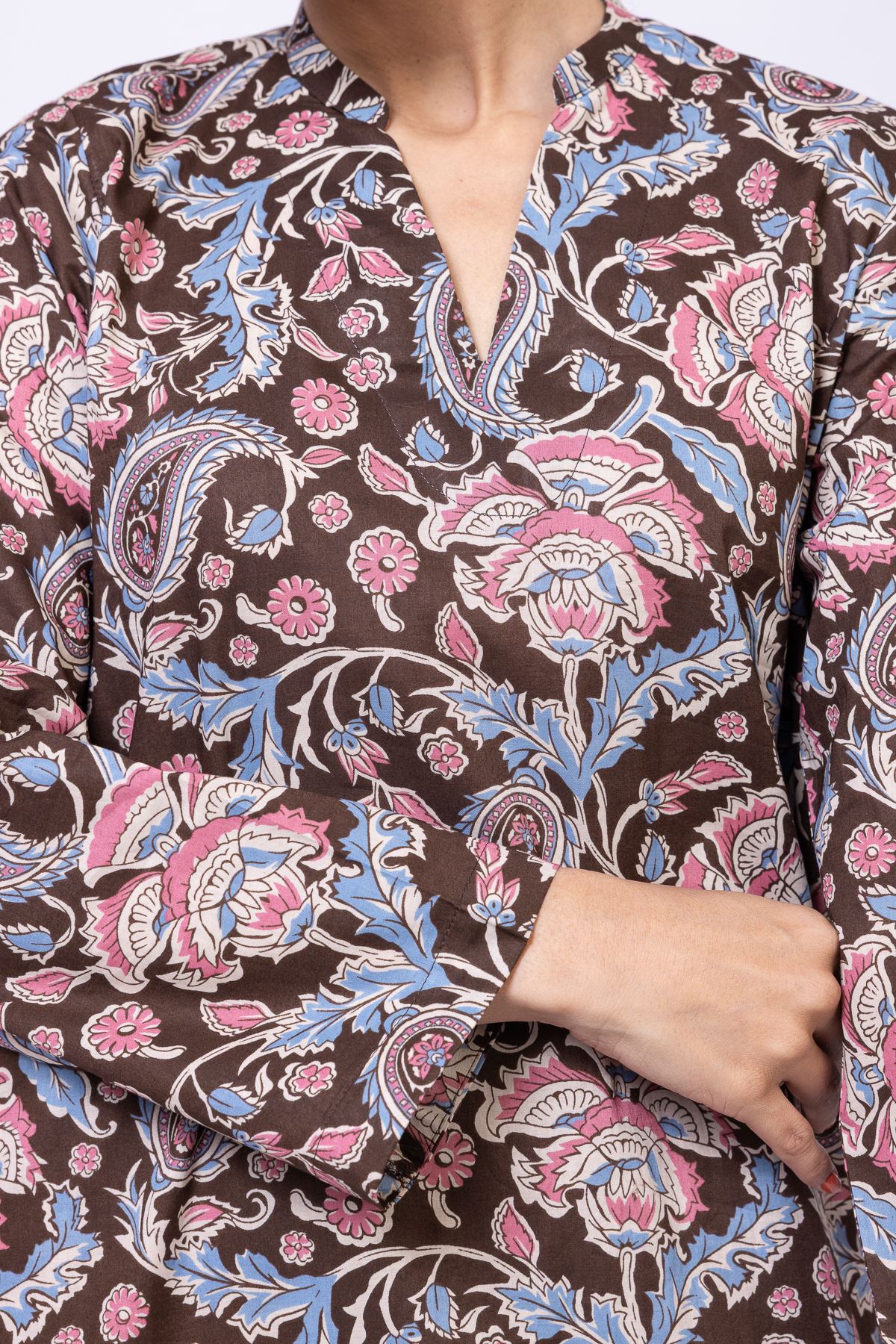 Printed Cambric Kurta - KW38A-VG