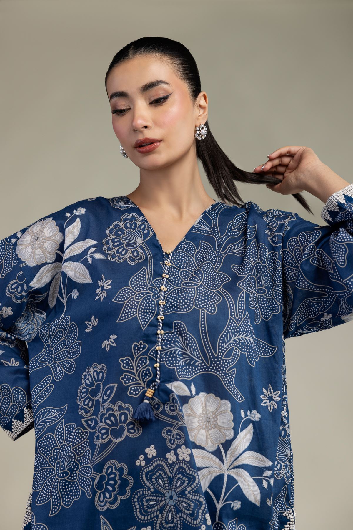 Embroidered Cambric Fabrics 2 Piece | Top and Bottom - A22-26-209FB1-VG