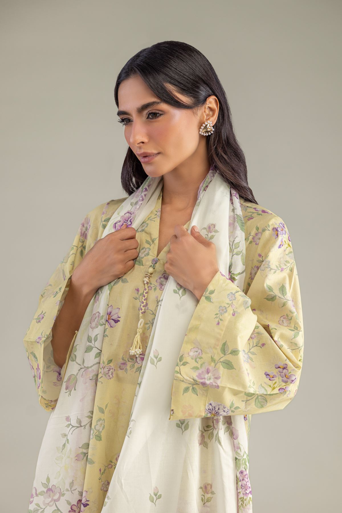 Printed Lawn Printed Lawn Dupatta - A22-26-214FH1-VG