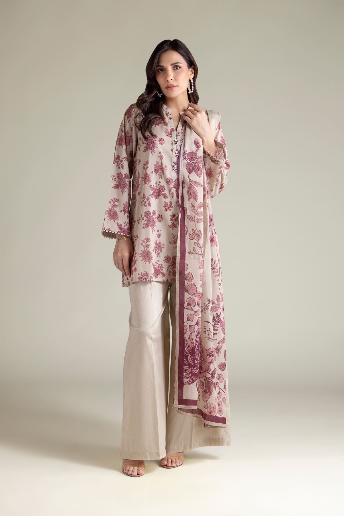 Printed Lawn Lawn Tailored 3-piece - T-A11-26-118FI2-VG