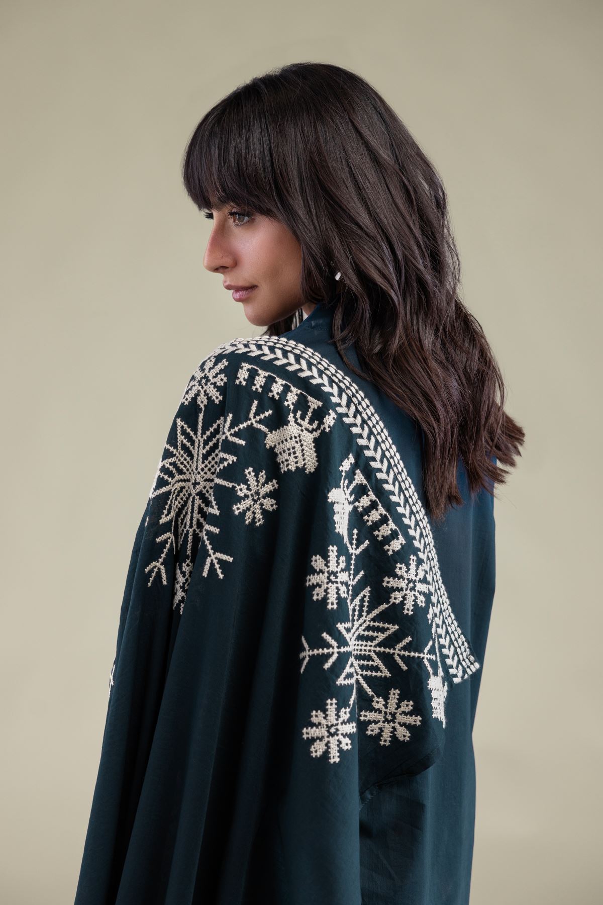 Embroidered Lawn Lawn Threadwork Dupatta - 1-26-231-A-I1-VG