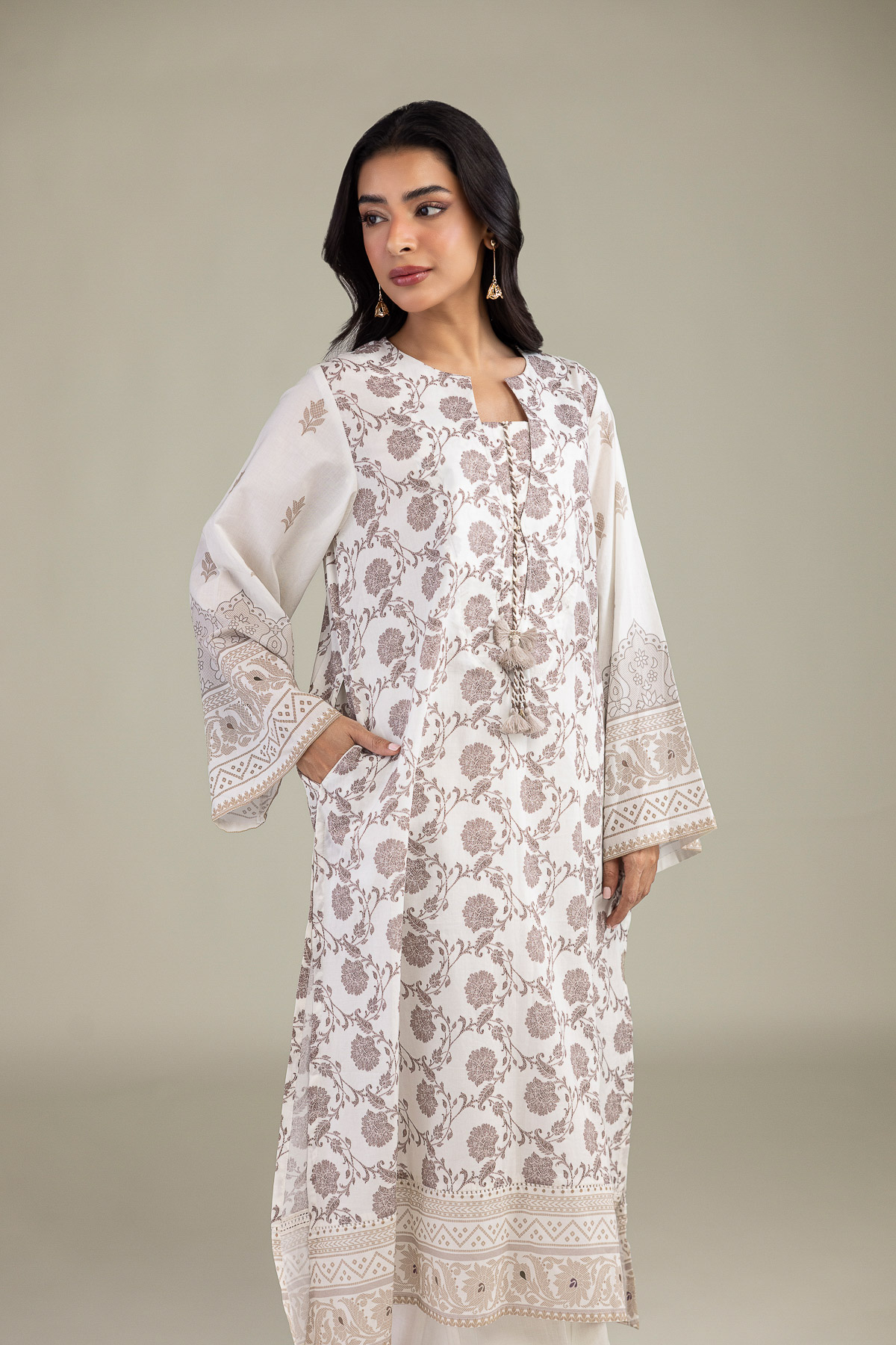 Printed Cambric Fabrics 3 Piece - T-A33-26-207FD1-VG