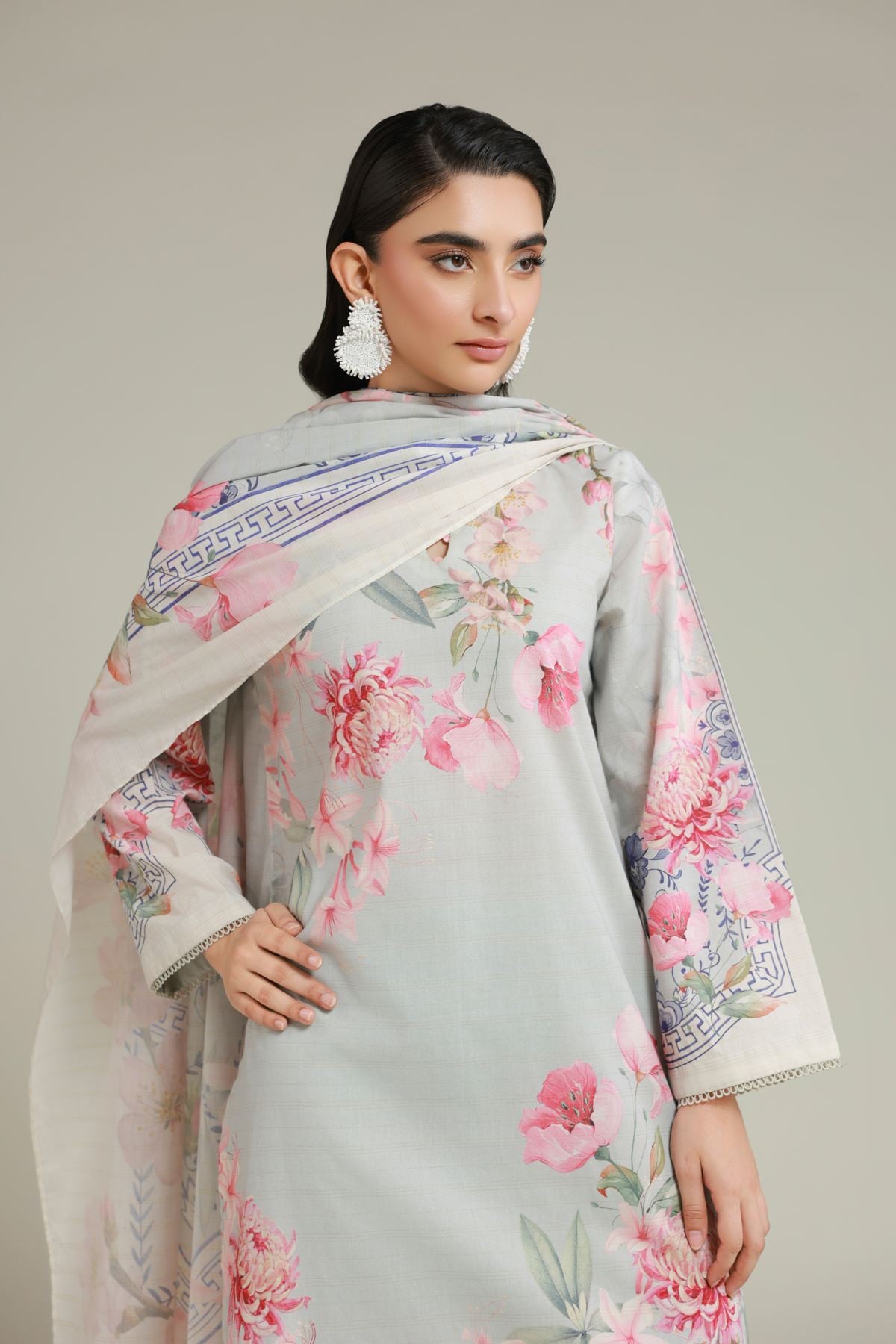 Printed Messuri 3-Piece Tailored Set - T-A33-26-104FD2-VG