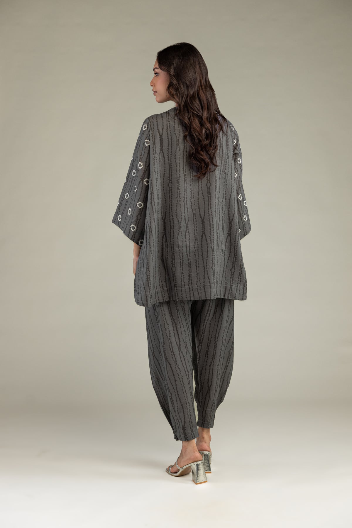 Printed Cotton Dobby Gray Cotton Kurta - 1-26-220-C-I1-VG
