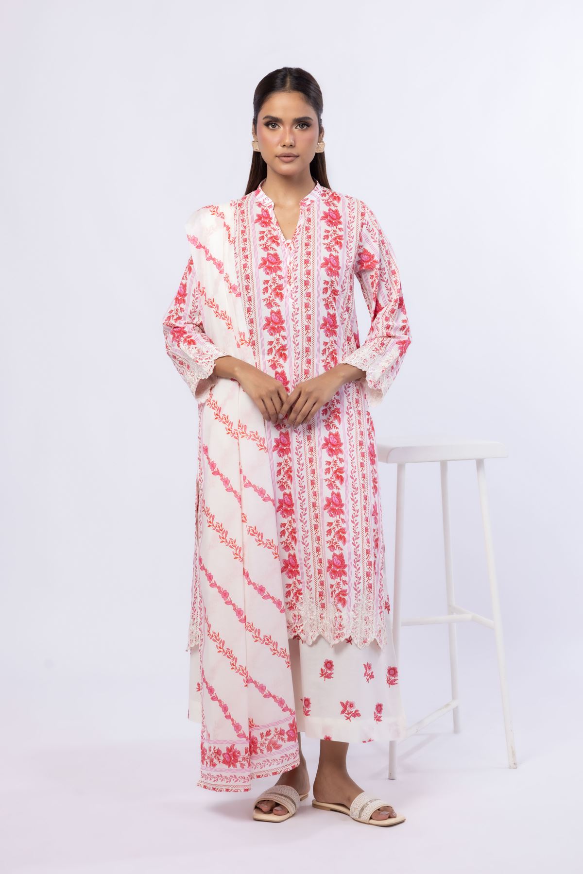 Printed Cambric Pants - 25-08-8E5-07TA-VG