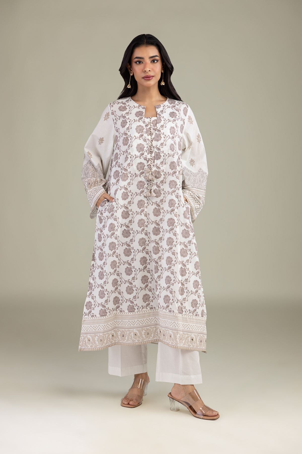 Printed Cambric Cambric Tailored 2-Piece - 1-26-301-B-I1-VG