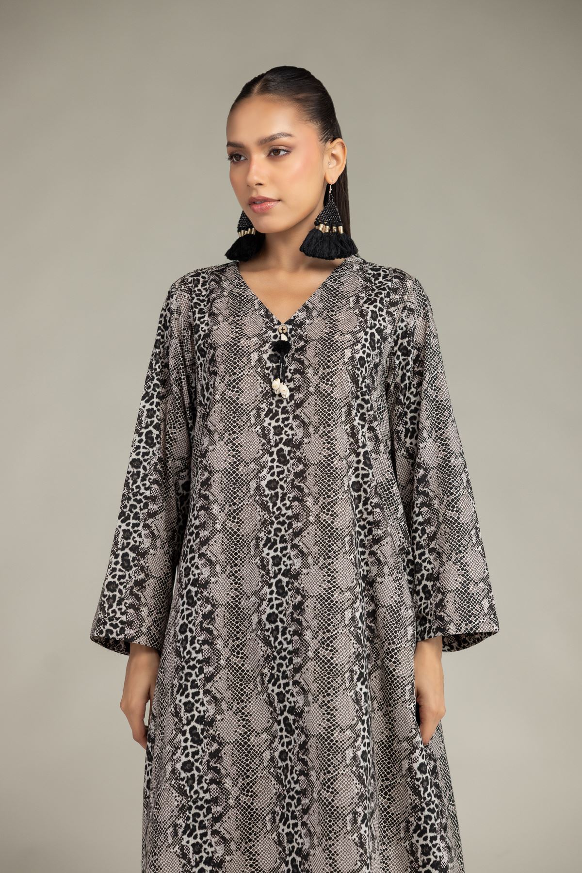 Printed Cambric Printed Cambric Kurta - 1-26-240-A-J1-VG