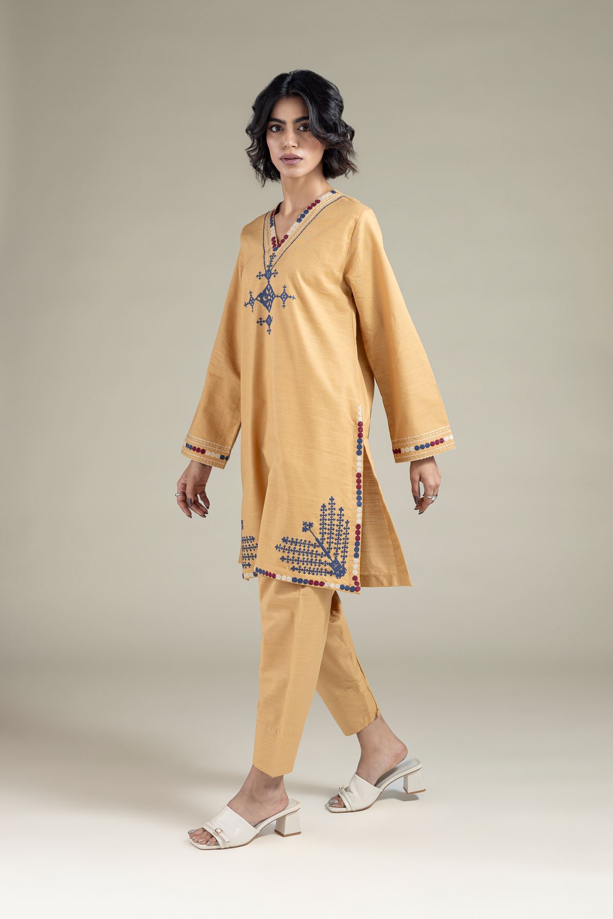 Dyed Khaddar Shalwar - 25-06-6E8-01TB-VG