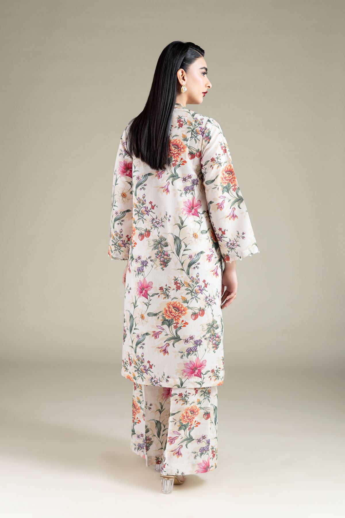 Embroidered Mesuri Kurta - 25-10-12E11-07TA-VG