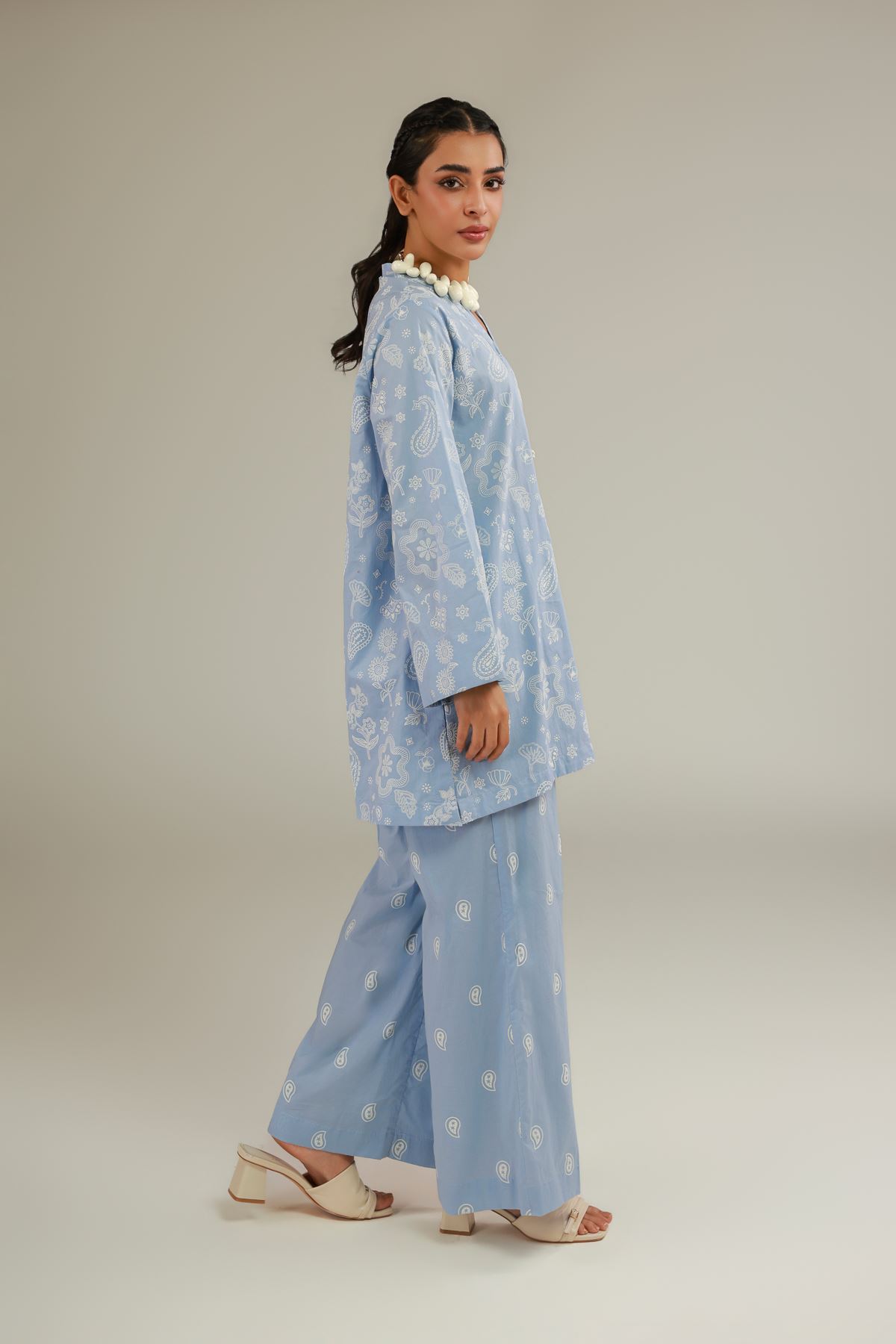 Cambric Blue Cambric Pants - 1-26-223-A-A1-VG