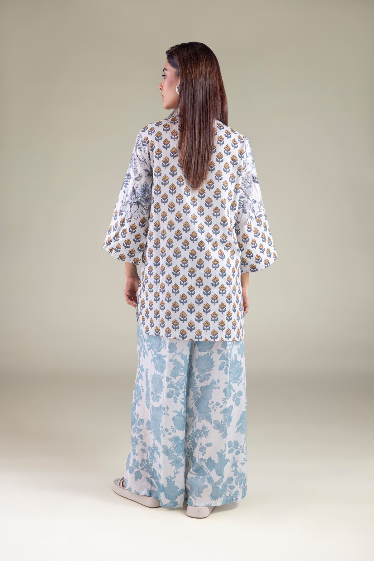 Embroidered Textured Weave Shirt - 6-26-101-A-F-VG