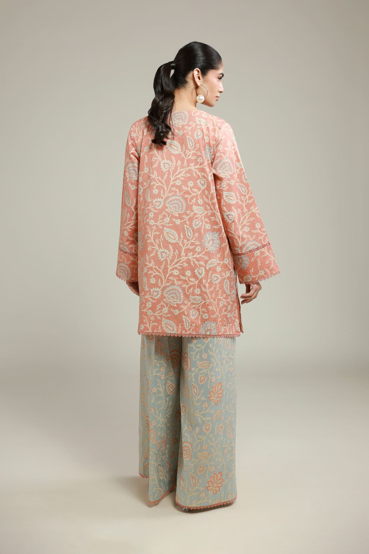 Printed Lawn Fabrics 2 Piece | Top and Bottom - A112-26-102EB2-VG