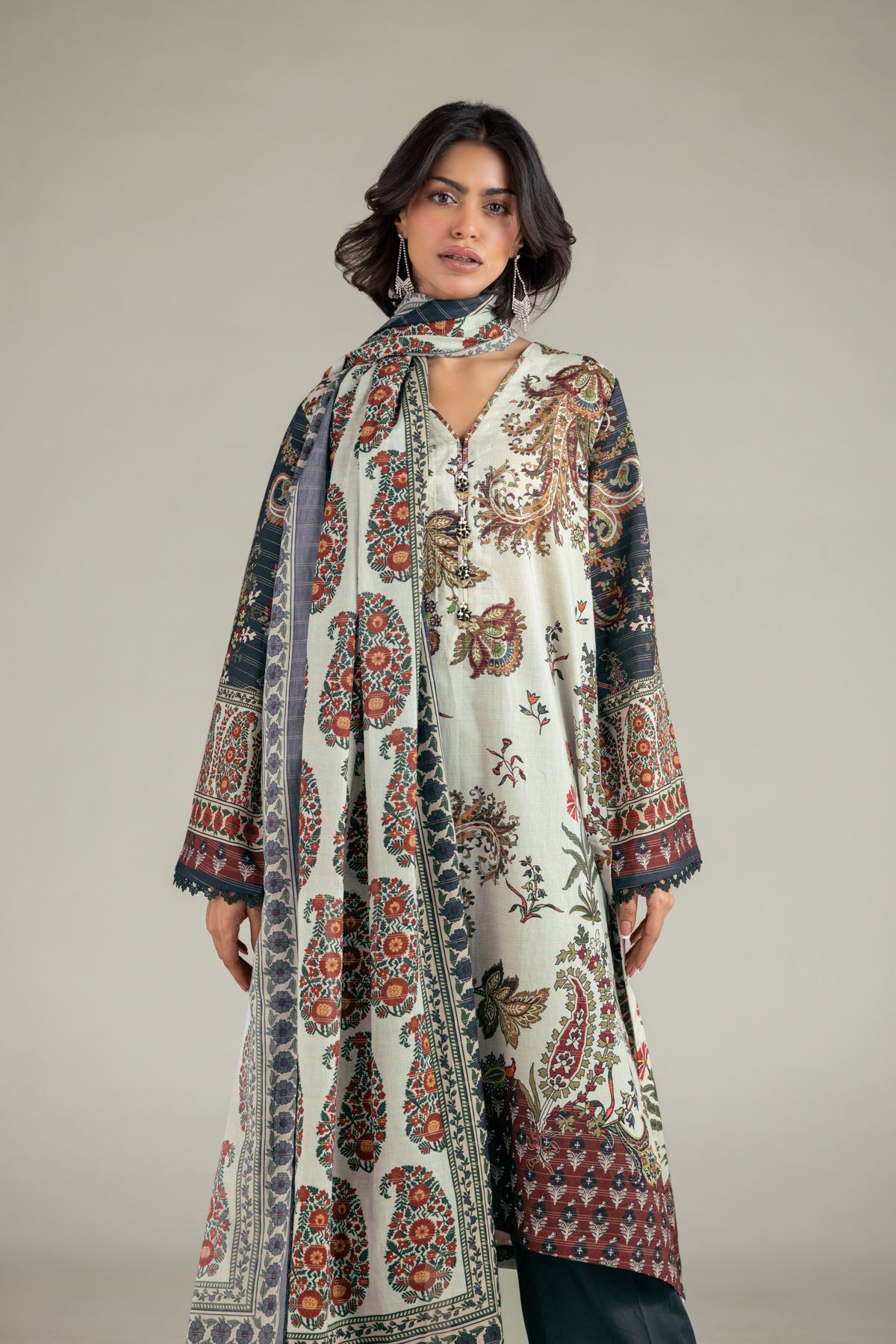 Printed Mesuri Messuri Tailored 3-piece - T-A22-26-210FH2-VG