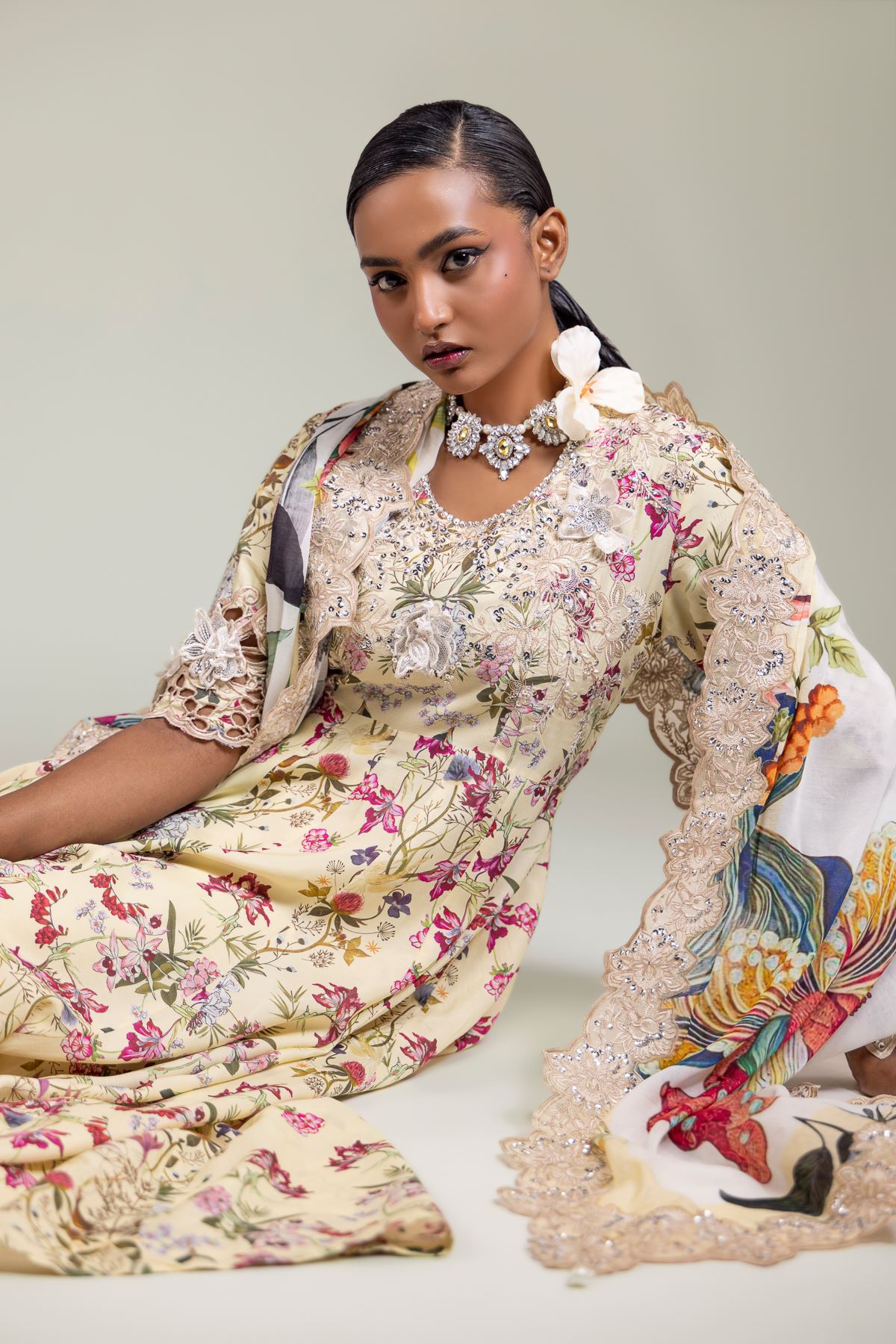 Raw Silk Three Piece Suit - 2-26-106-A-E-VG