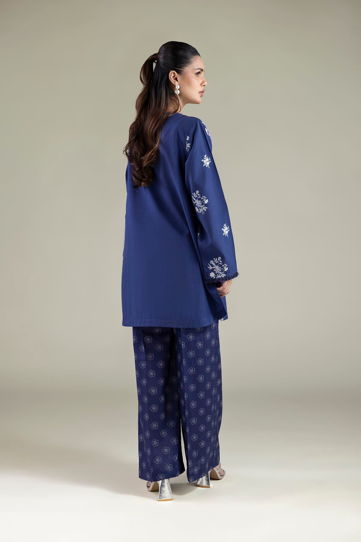 Embroidered Cambric Fabrics 2 Piece | Top and Bottom - A22-26-209FB1-VG