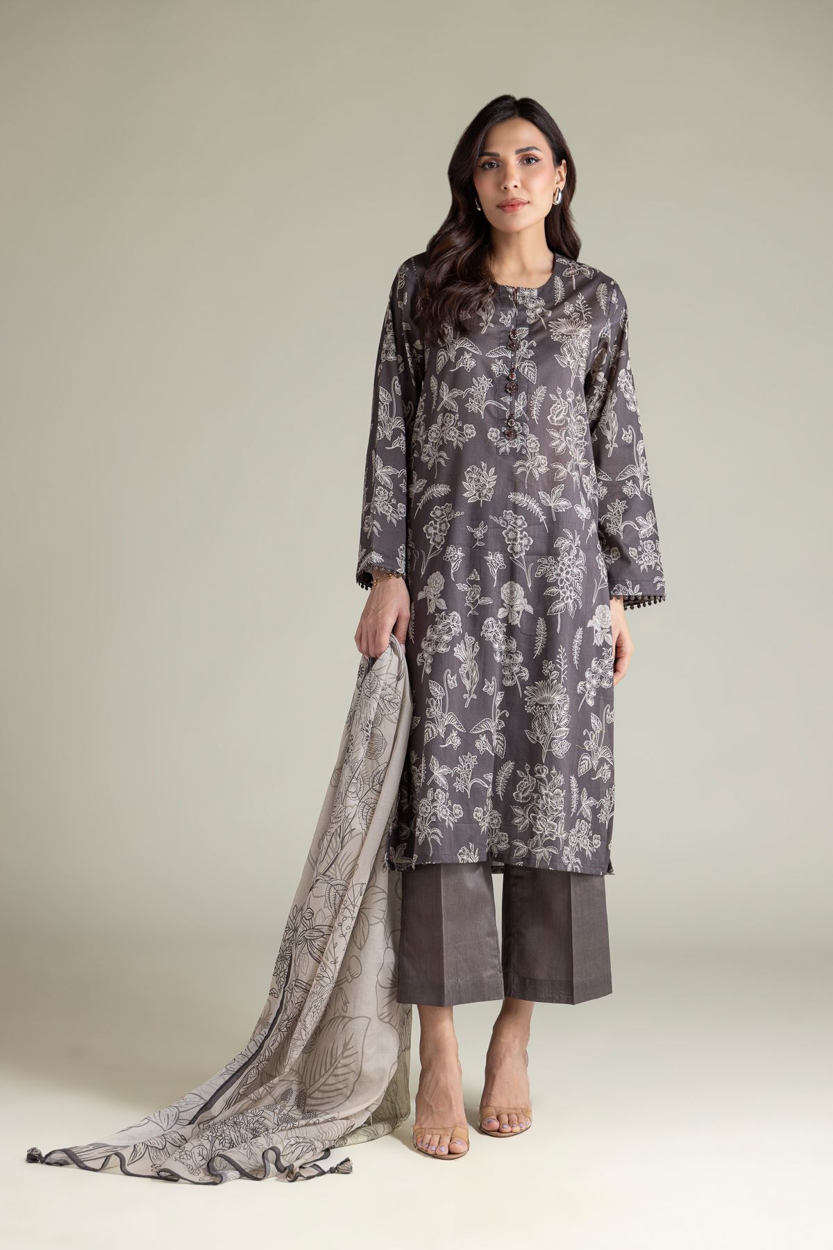 Printed Lawn Lawn Tailored 3-Piece - T-A11-26-118FI2-VG
