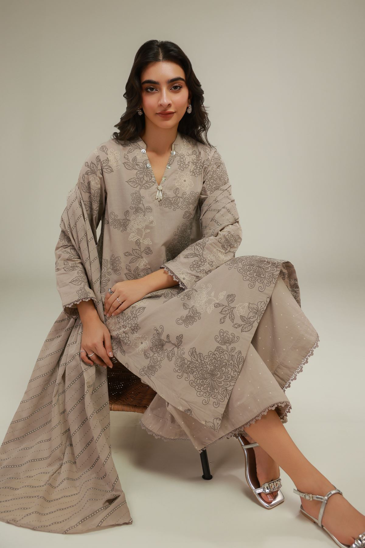 Lawn Summer Lawn Dupatta - 1-26-127-A-H-VG
