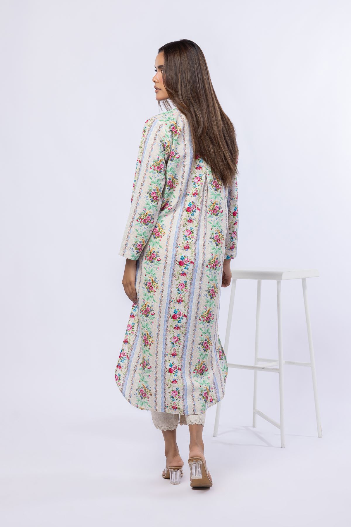 Printed Cotton Dobby Kurta - 25-07-7E9-02TA-VG