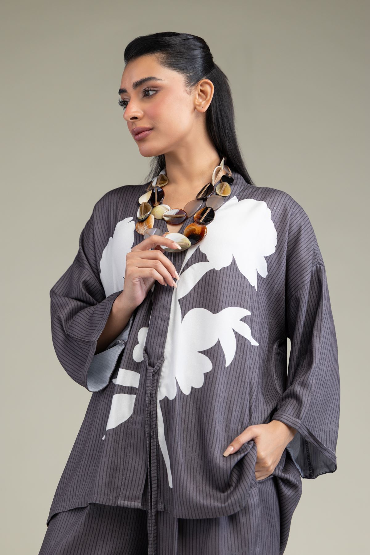 Printed Viscose Crepe Viscose Crepe Shirt - 6-26-206-A-J1-VG