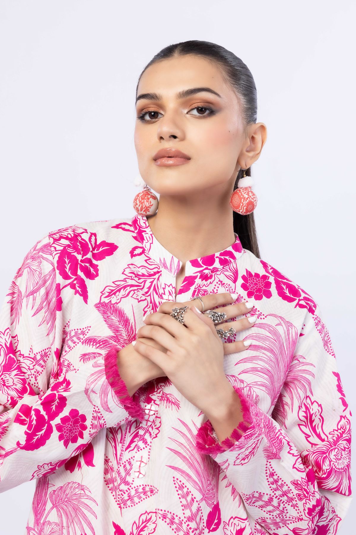 Printed Cotton Dobby Kurta - 25-10-12E9-02TA-VG