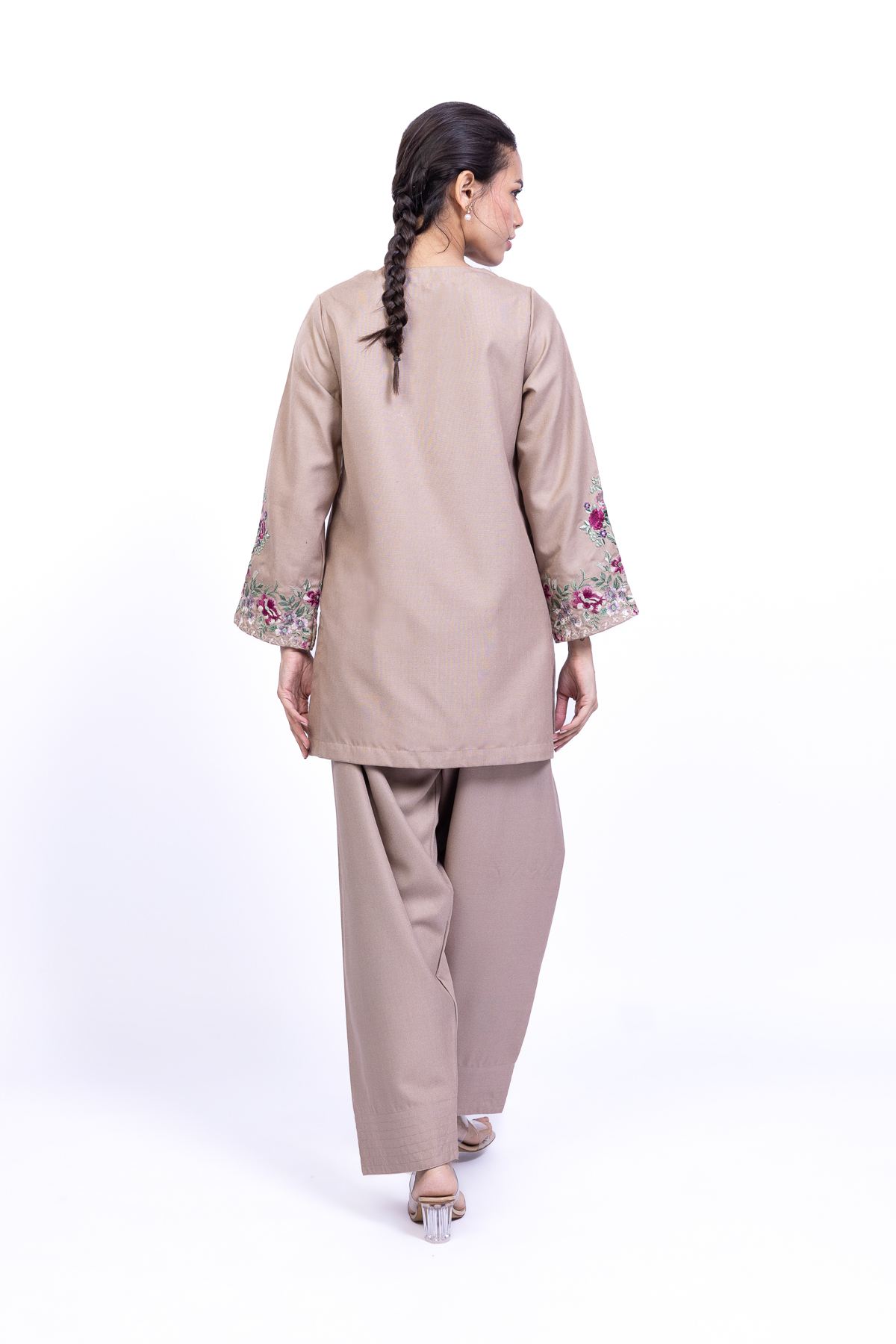 Embroidered Heavy Blended Viscose Kurta - 25-09-11E2-08TA-VG