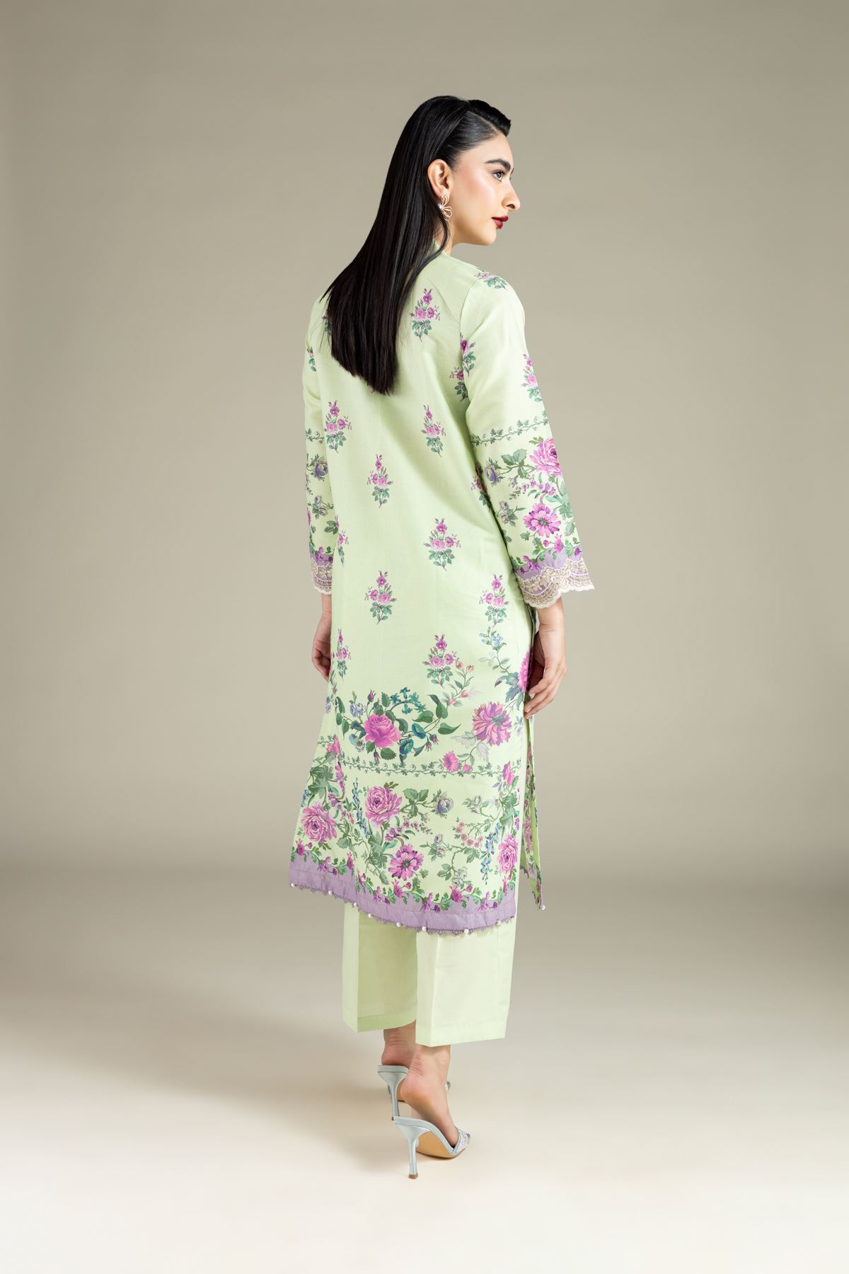 Embroidered Mesuri Kurta - 25-10-12E11-02TA-VG