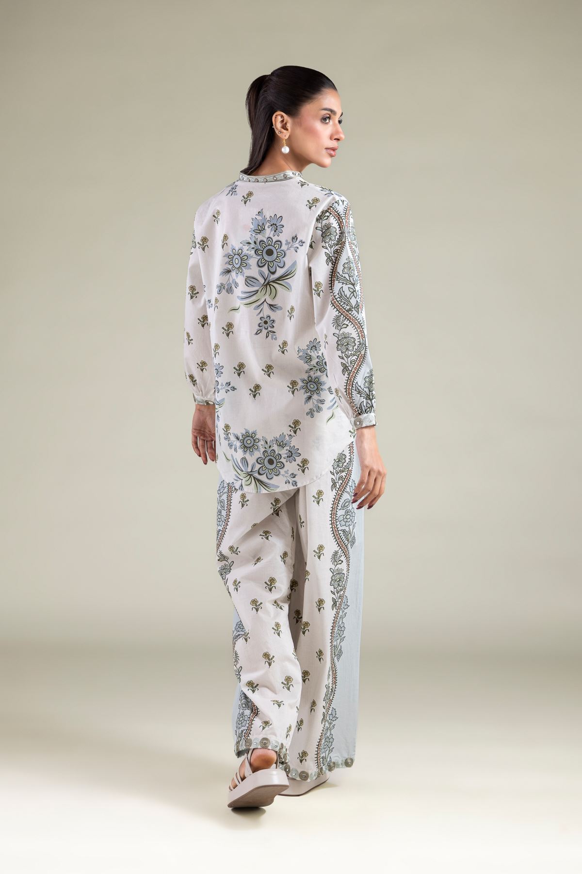 Embroidered Cambric Tunic - 6-26-104-A-E-VG