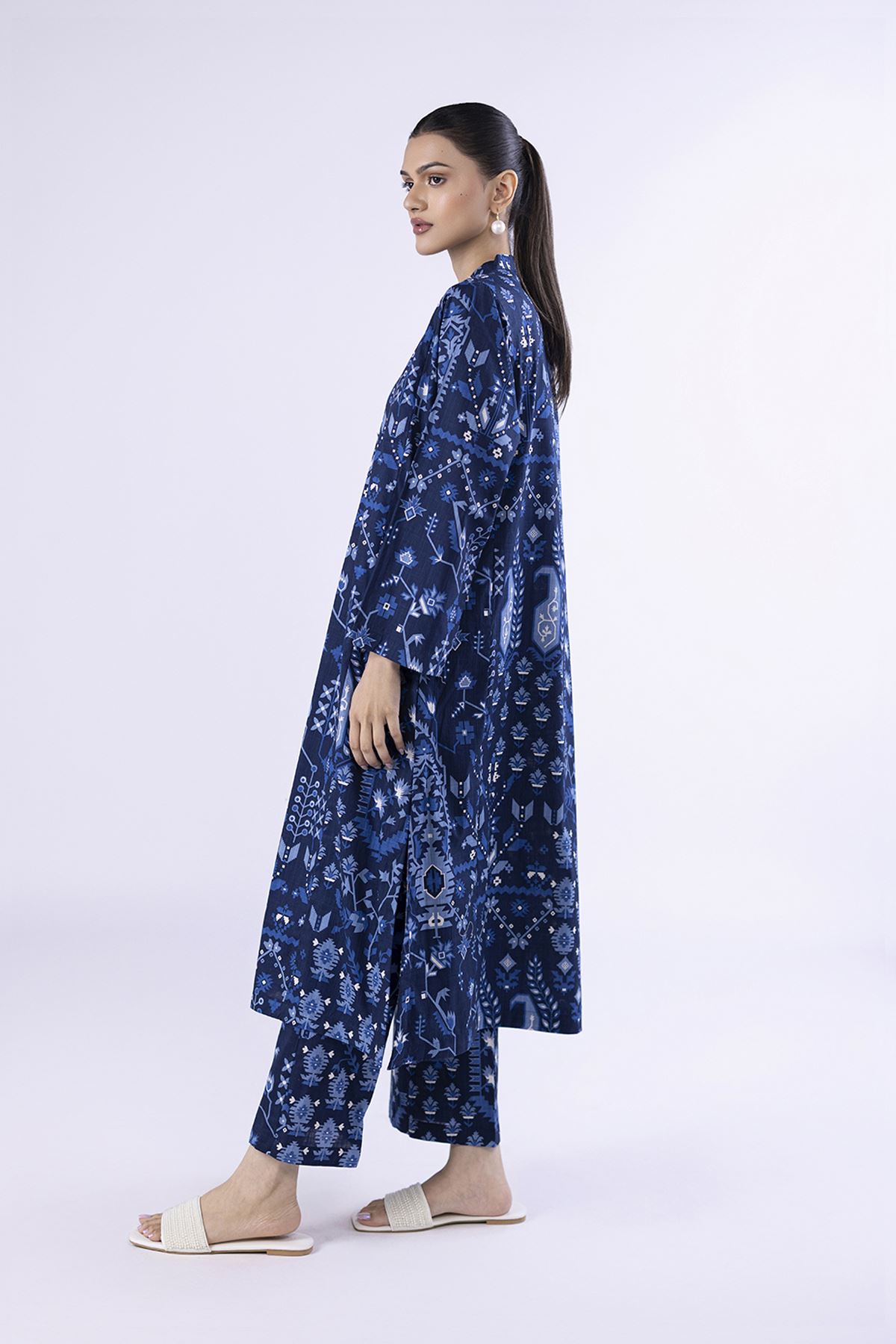 Buy Pants | 1750.00 PKR | 25-04EX20-08BA-VG_MULTI | Khaadi