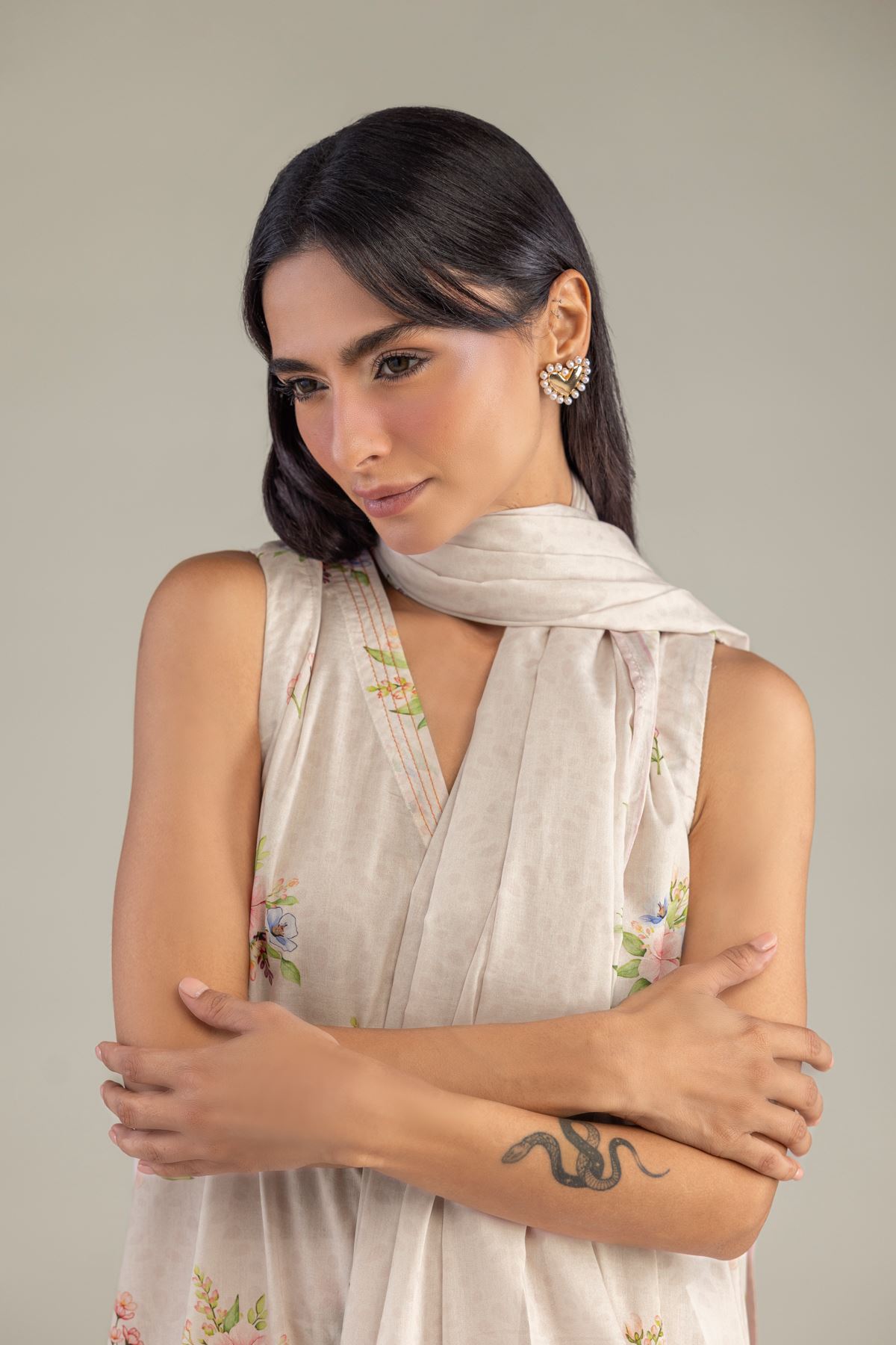 Printed Lawn Printed Lawn Dupatta - 1-26-457-A-C2-VG
