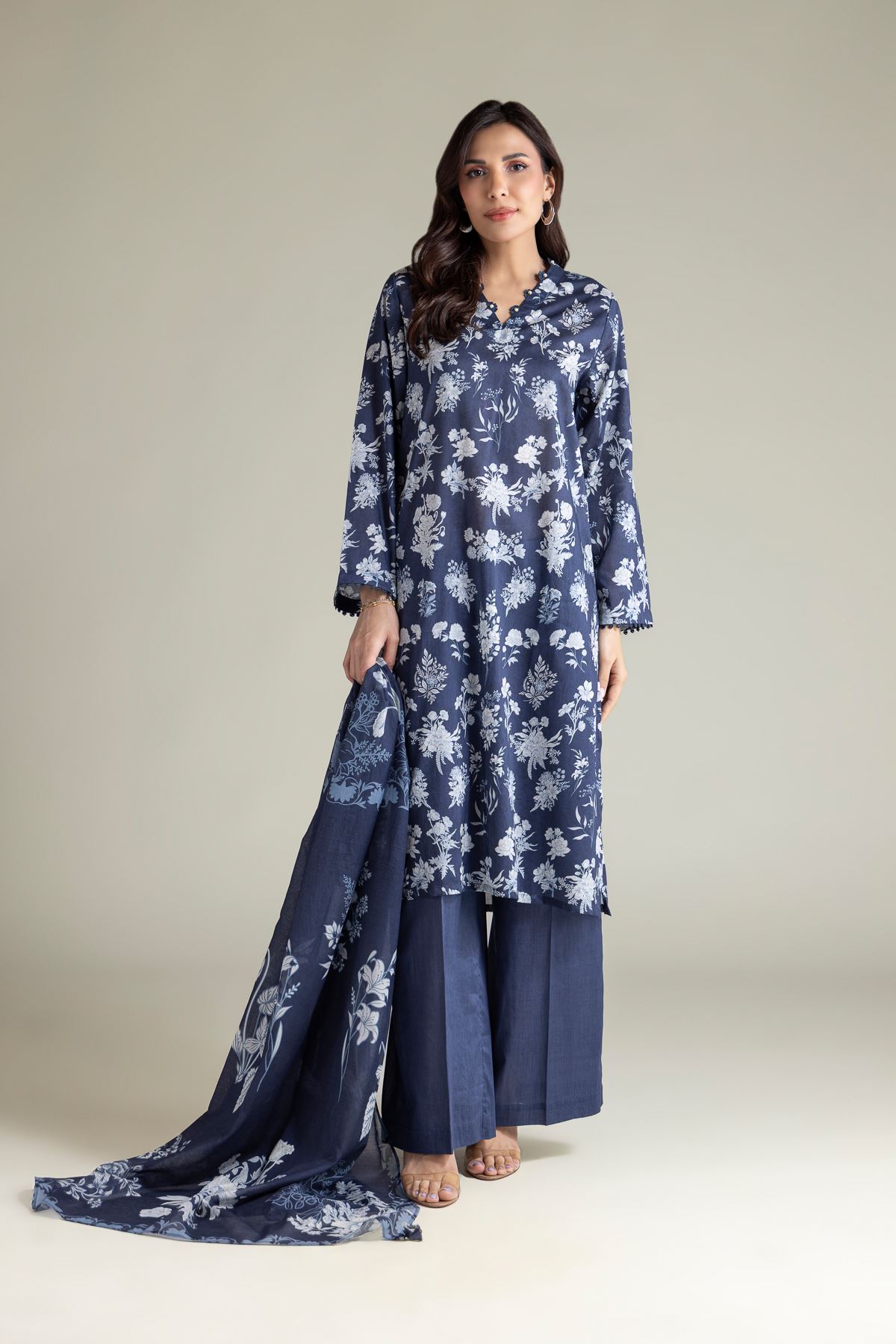 Printed Lawn Lawn Tailored 3-Piece - T-A11-26-110FB1-VG