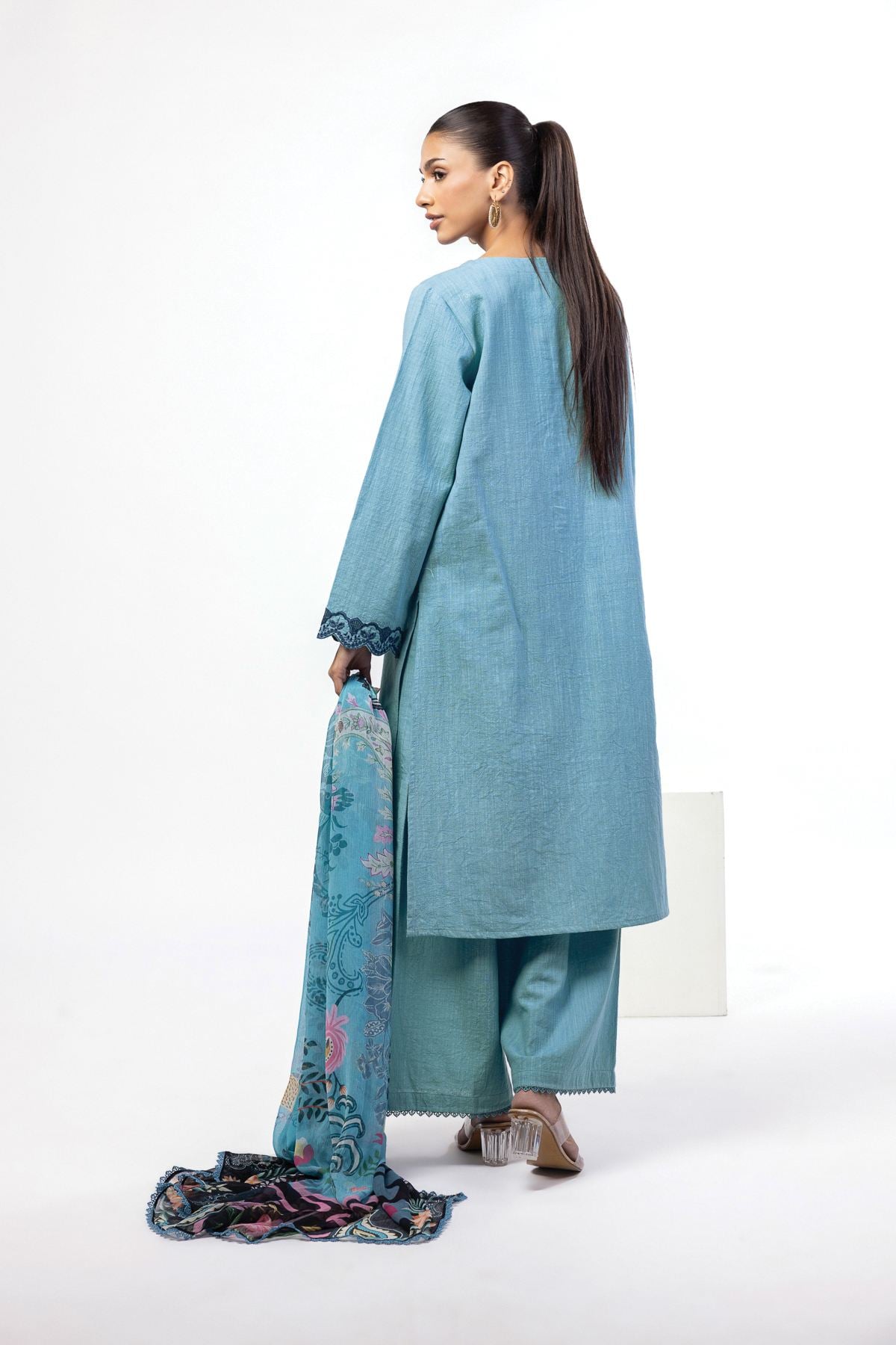 Embroidered Crosshatch Tailored 3 Piece - KN33AST-VG