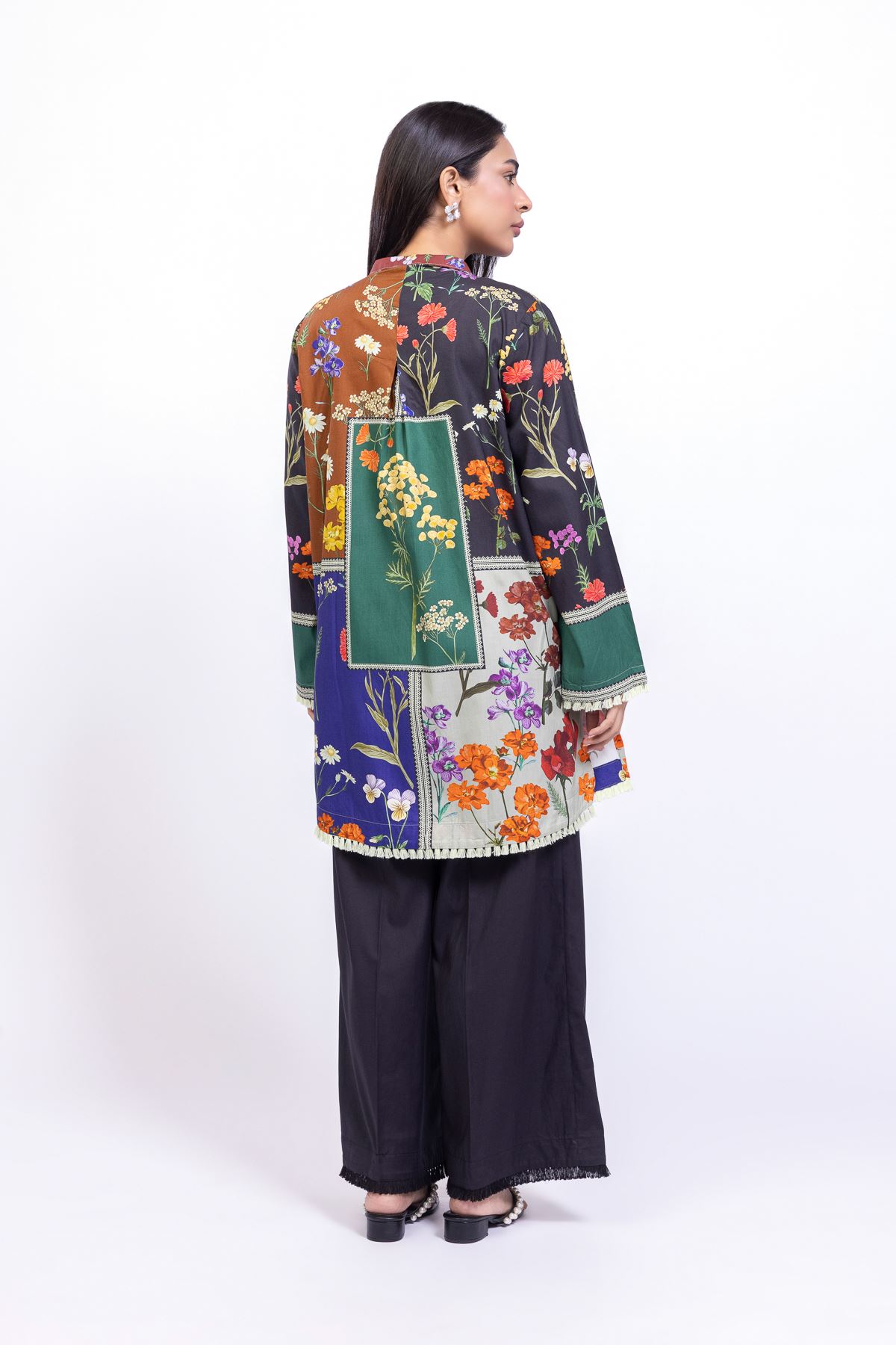 Printed Cotton Viscose Kurta - 1-26-108-A-F-VG