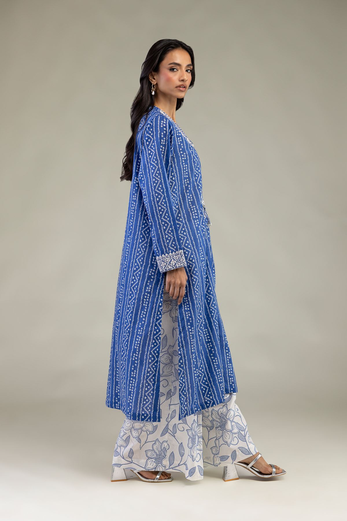 Embroidered Cambric Fabrics 2 Piece | Top and Bottom - A22-26-214FH1-VG